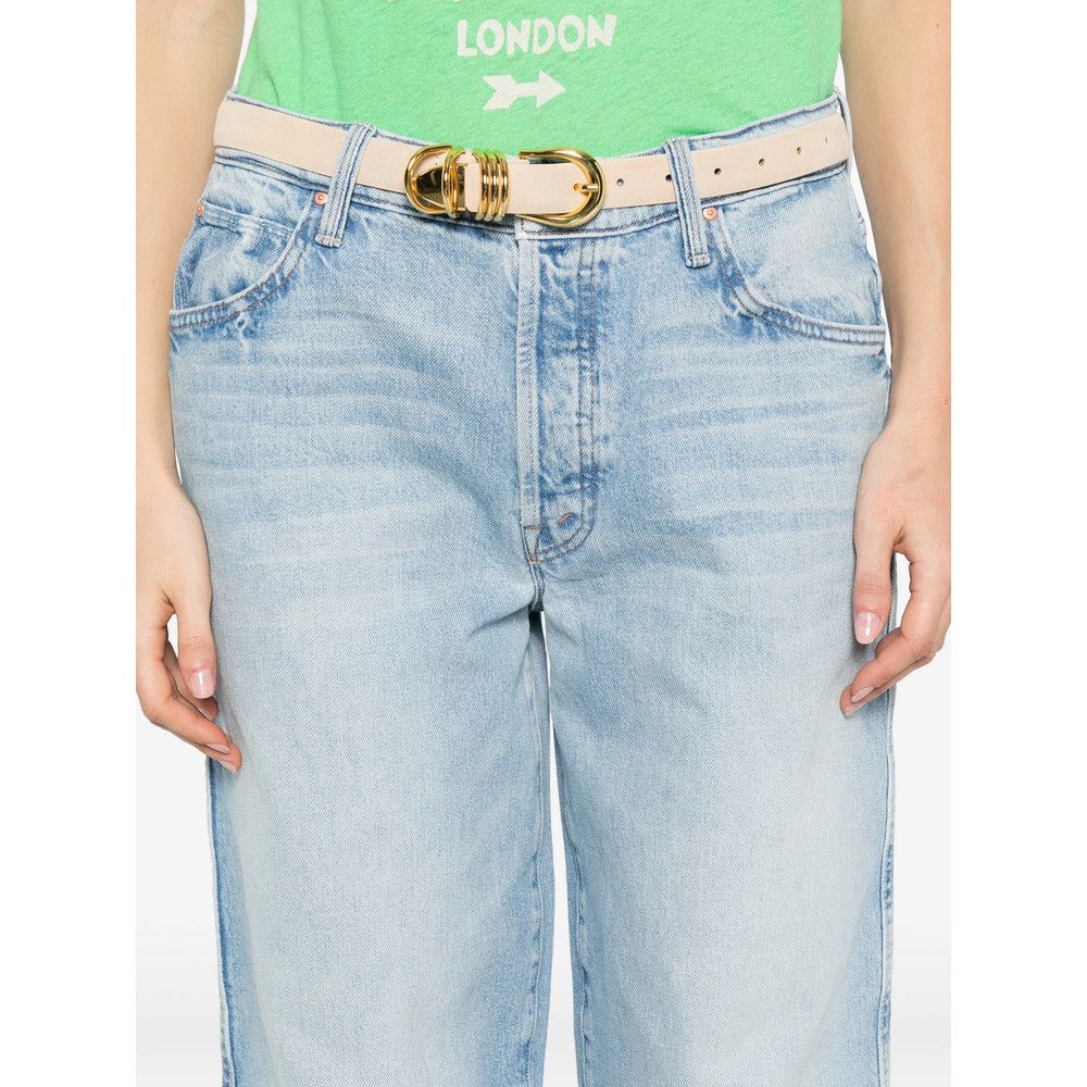MOTHER Mother BLUE Denim - Straight-Leg Jeans Size 26" / US 2 / IT 38 - 5 Thumbnail