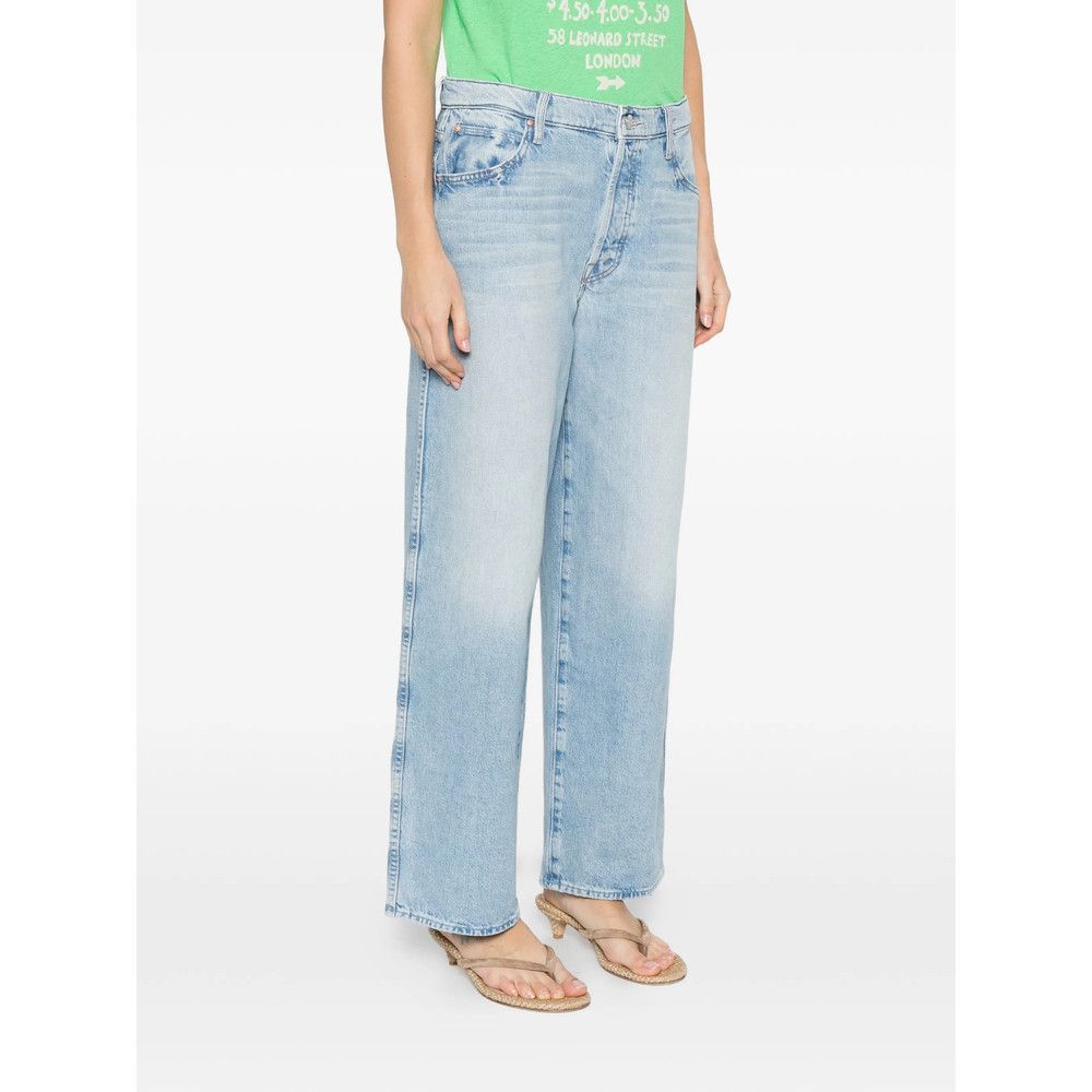 MOTHER Mother BLUE Denim - Straight-Leg Jeans Size 27" / US 4 / IT 40 - 3 Thumbnail