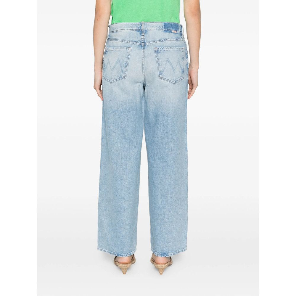 MOTHER Mother BLUE Denim - Straight-Leg Jeans Size 27" / US 4 / IT 40 - 2 Thumbnail