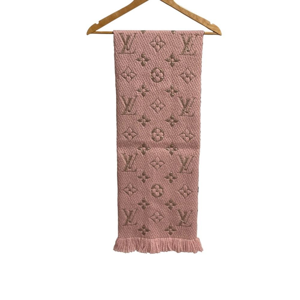 Louis Vuitton Louis Vuitton Louis Vuitton Echarpe Logomania Monogram Scarf Textile Scarf M70466 DUTY FREE for USA Size ONE SIZE - 4 Thumbnail