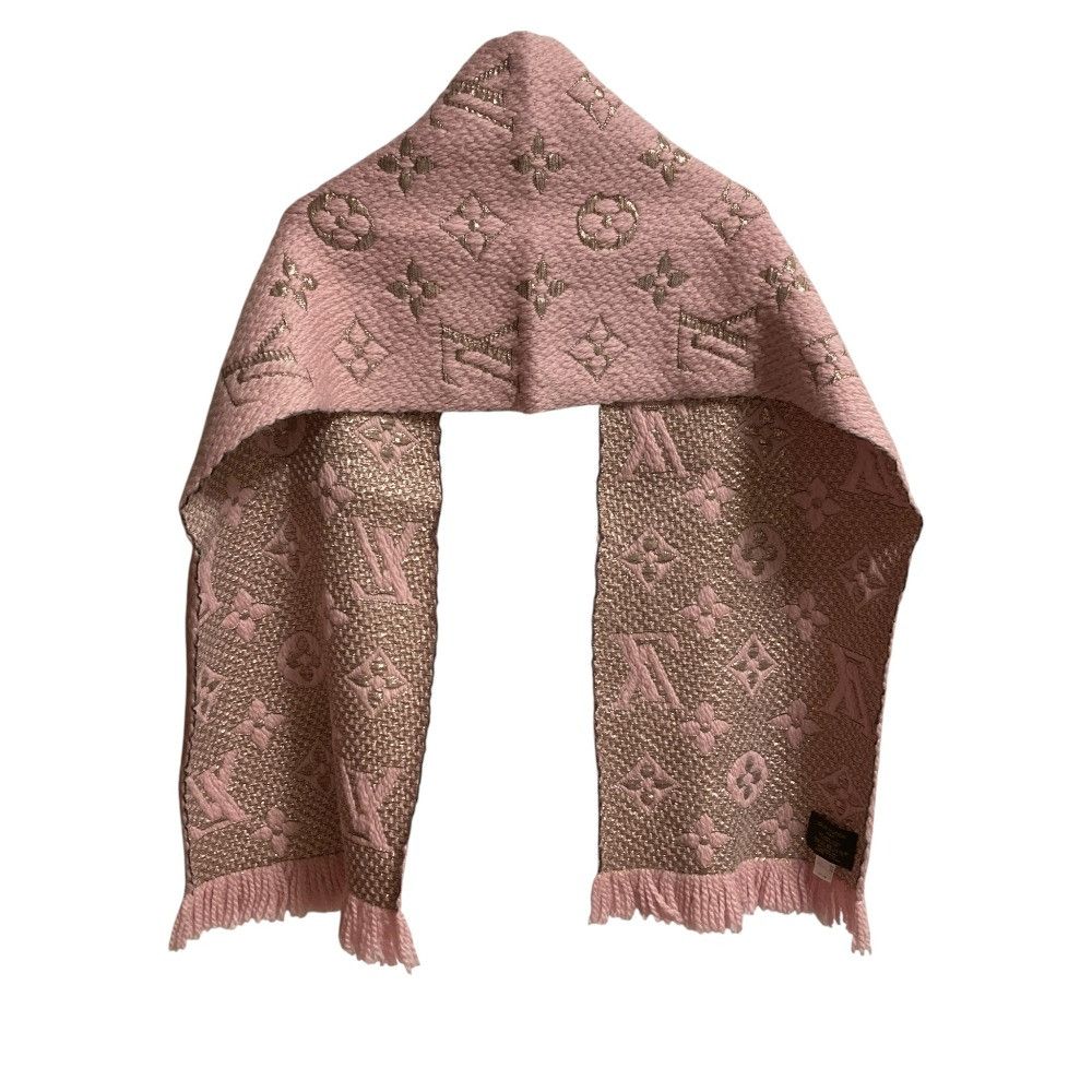 Louis Vuitton Louis Vuitton Louis Vuitton Echarpe Logomania Monogram Scarf Textile Scarf M70466 DUTY FREE for USA Size ONE SIZE - 7 Thumbnail