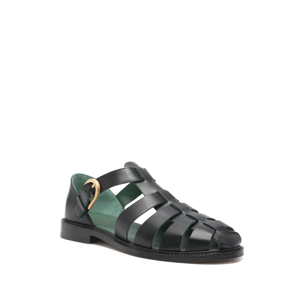 VINNY's Vinny's BLACK Sandals Size US 7 / EU 40 - 4 Thumbnail