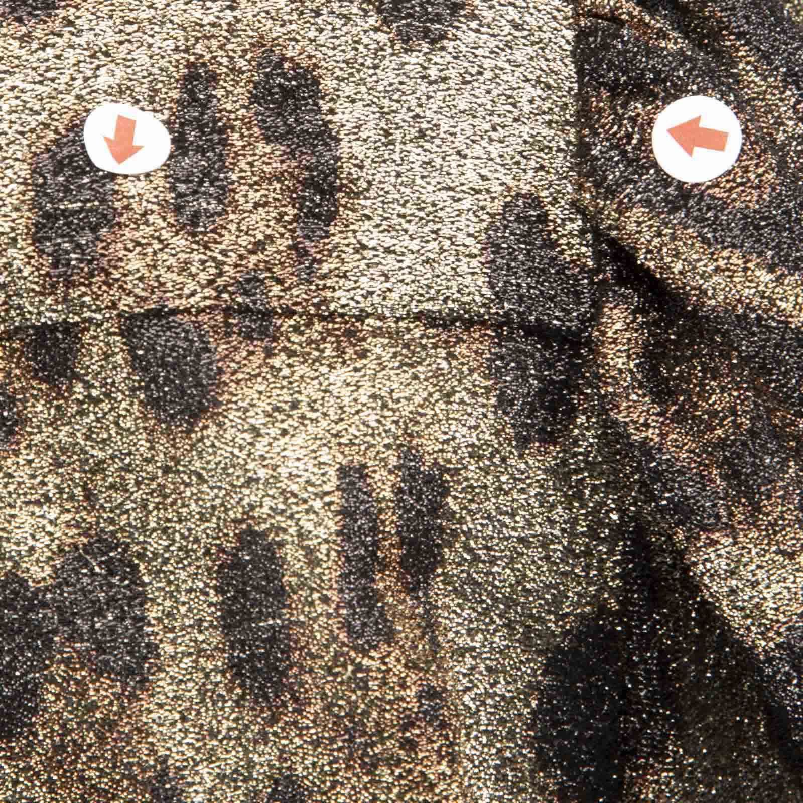Dolce & Gabbana Metallic Leopard Print Blouse Size L / US 10 / IT 46 - 11 Thumbnail