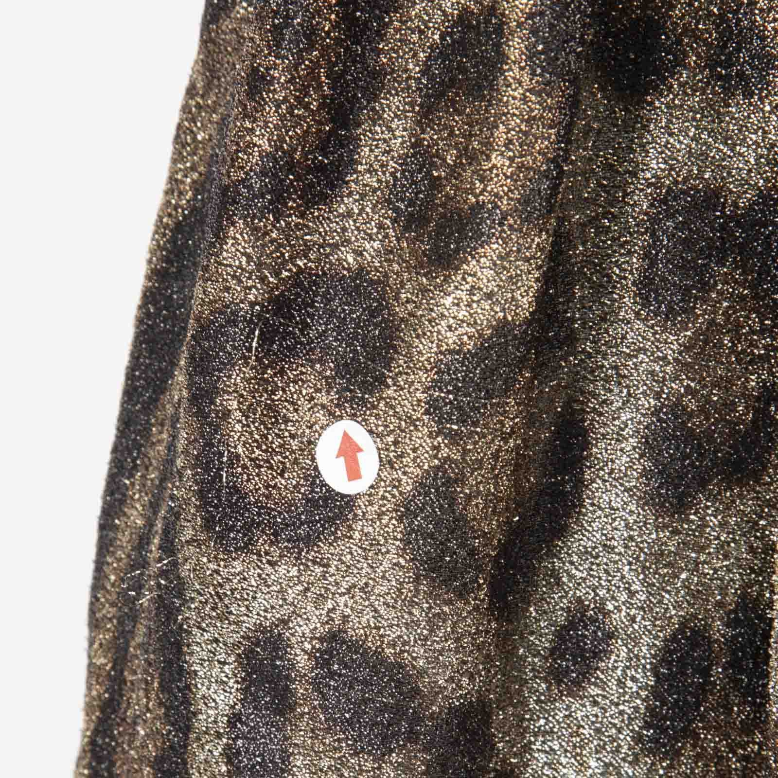 Dolce & Gabbana Metallic Leopard Print Blouse Size L / US 10 / IT 46 - 5 Thumbnail