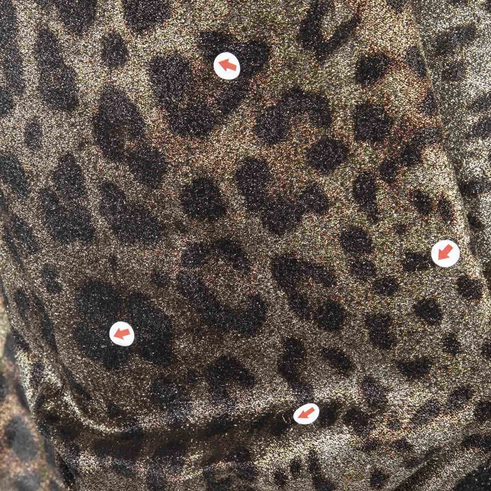 Dolce & Gabbana Metallic Leopard Print Blouse Size L / US 10 / IT 46 - 12 Thumbnail