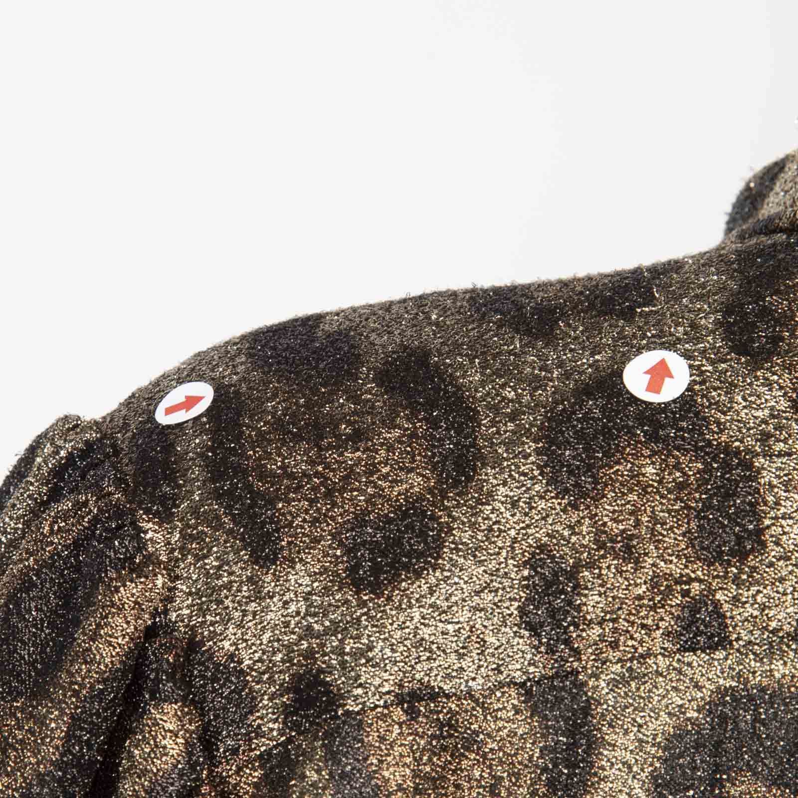 Dolce & Gabbana Metallic Leopard Print Blouse Size L / US 10 / IT 46 - 22 Thumbnail