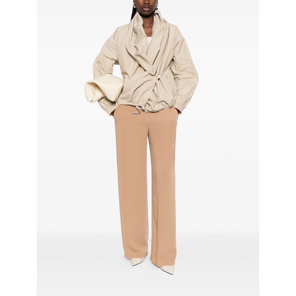 Herno Herno NEUTRALS Trousers - Palazzo Pants Size 27" / US 4 / IT 40 - 2 Thumbnail