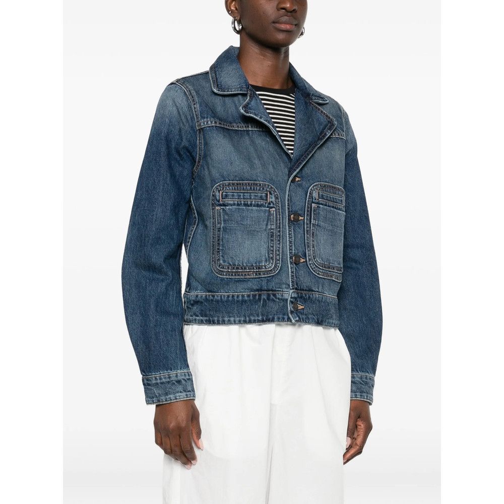 Nili Lotan Nili Lotan BLUE Jackets - Denim Jackets Size XS / US 0-2 / IT 36-38 - 3 Thumbnail