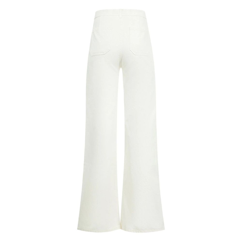 Nili Lotan Nili Lotan NEUTRALS Denim - Flared Jeans Size 26" / US 2 / IT 38 - 3 Thumbnail