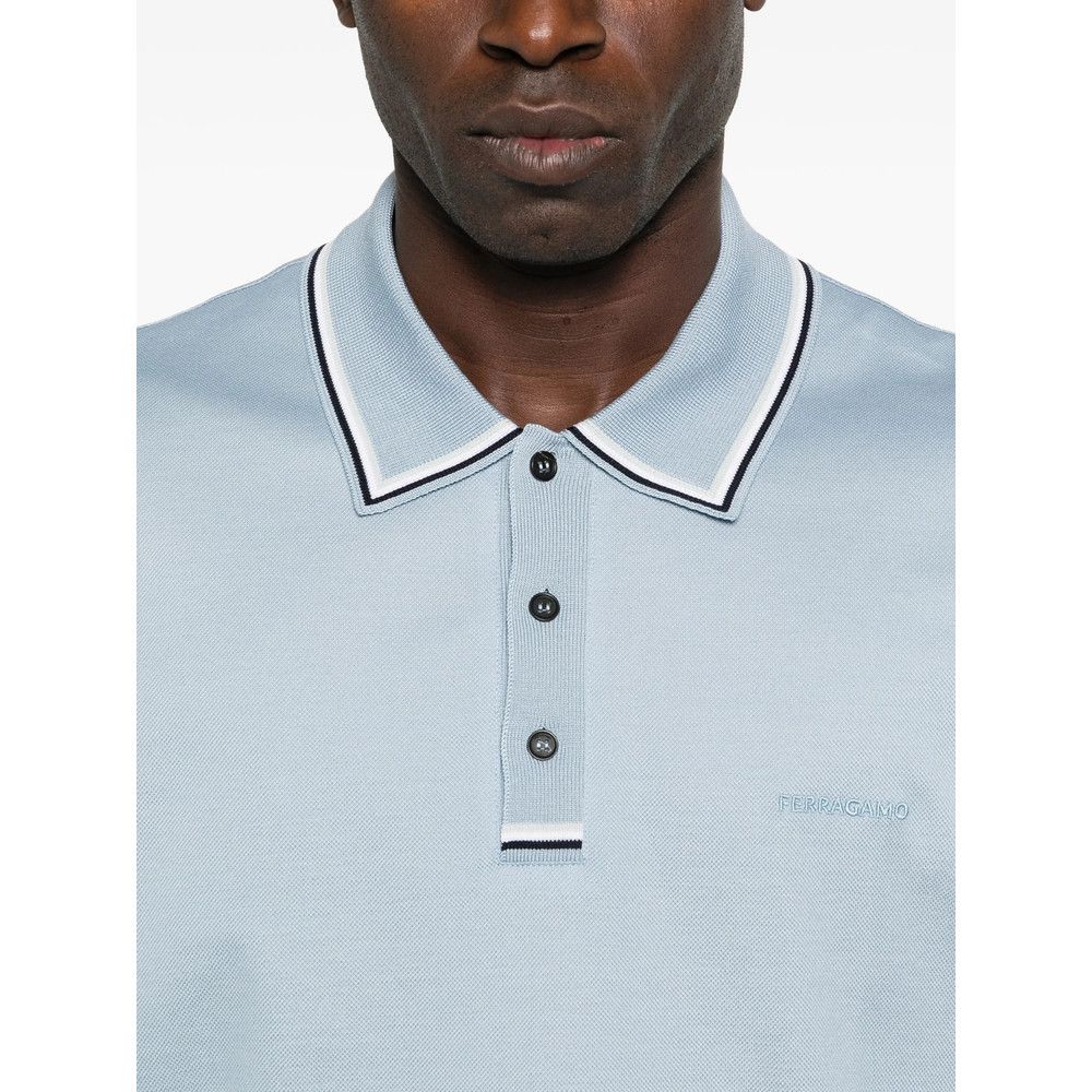 Salvatore Ferragamo Ferragamo BLUE Polo Shirts Size US XL / EU 56 / 4 - 4 Thumbnail