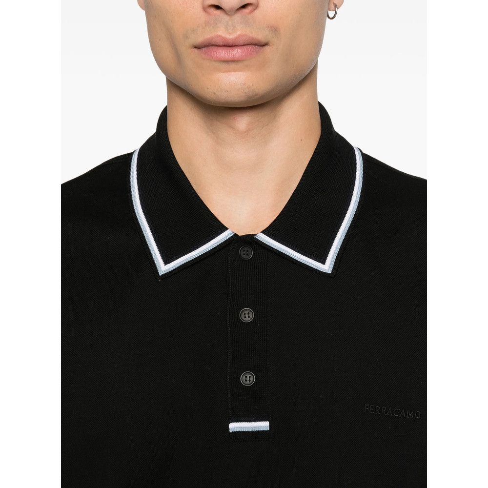 Salvatore Ferragamo Ferragamo BLACK Polo Shirts Size US S / EU 44-46 / 1 - 2 Thumbnail