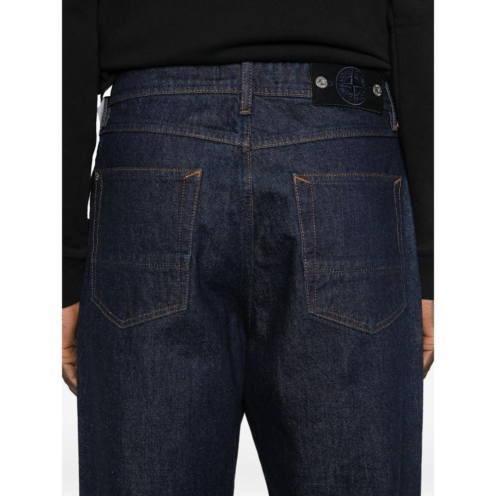 Stone Island Stone Island Denim BLUE Denim - Loose-Fit Jeans Size US 33 - 4 Thumbnail