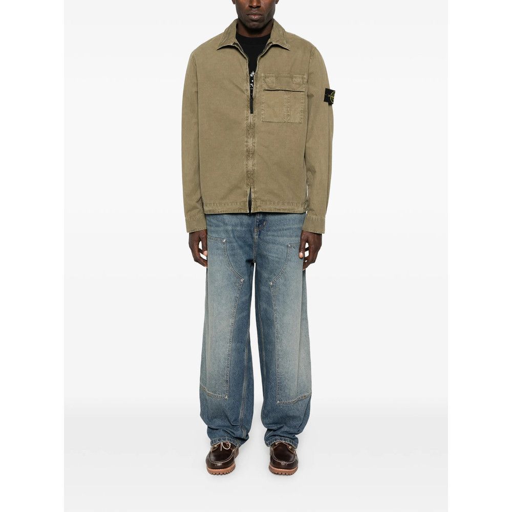 Stone Island Stone Island GREEN Jackets - Shirt Jackets Size US M / EU 48-50 / 2 - 2 Thumbnail