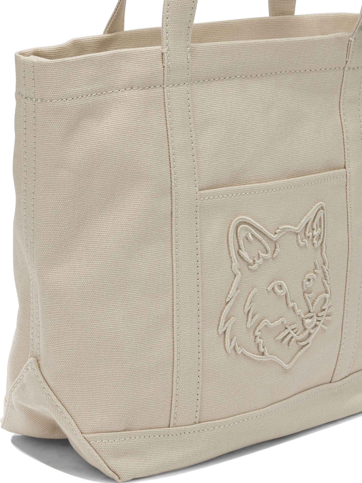Maison Kitsune Fox Head Medium Handbag Size ONE SIZE - 4 Thumbnail