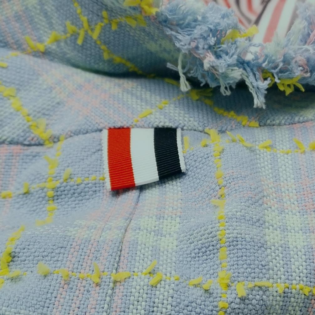 Thom Browne Thom Browne Black Long-Sleeve Striped Collar Sweater M Size US M / EU 48-50 / 2 - 5 Thumbnail