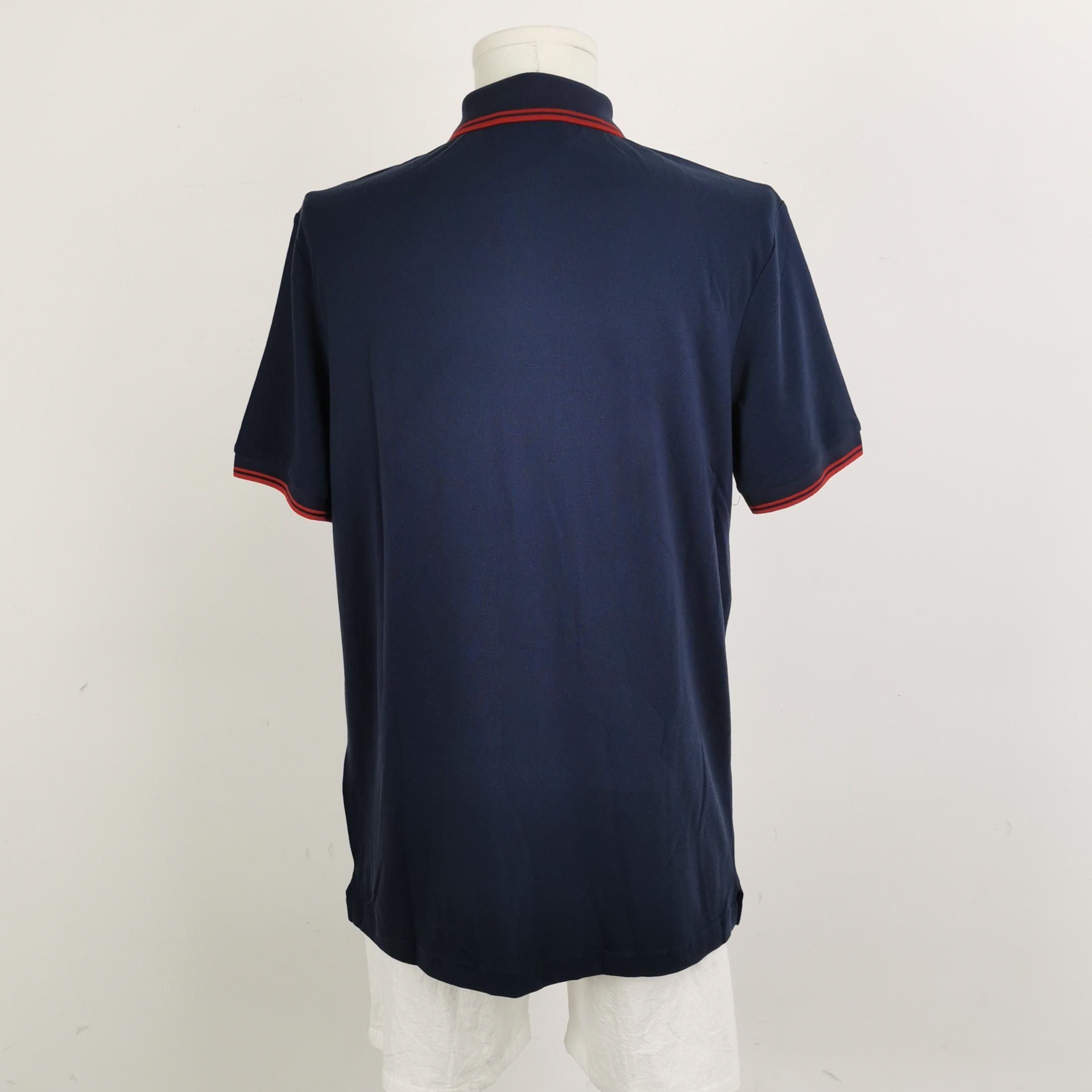 Prada Prada XL Cotton Striped Collar Polo Shirt Size US XL / EU 56 / 4 - 5 Thumbnail