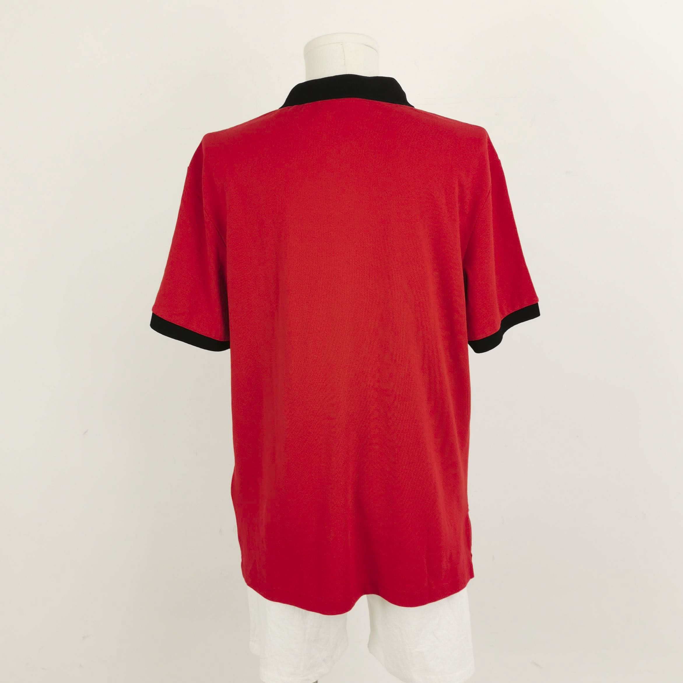 Prada Prada L Navy Polo Shirt Red Accents Size US L / EU 52-54 / 3 - 5 Thumbnail