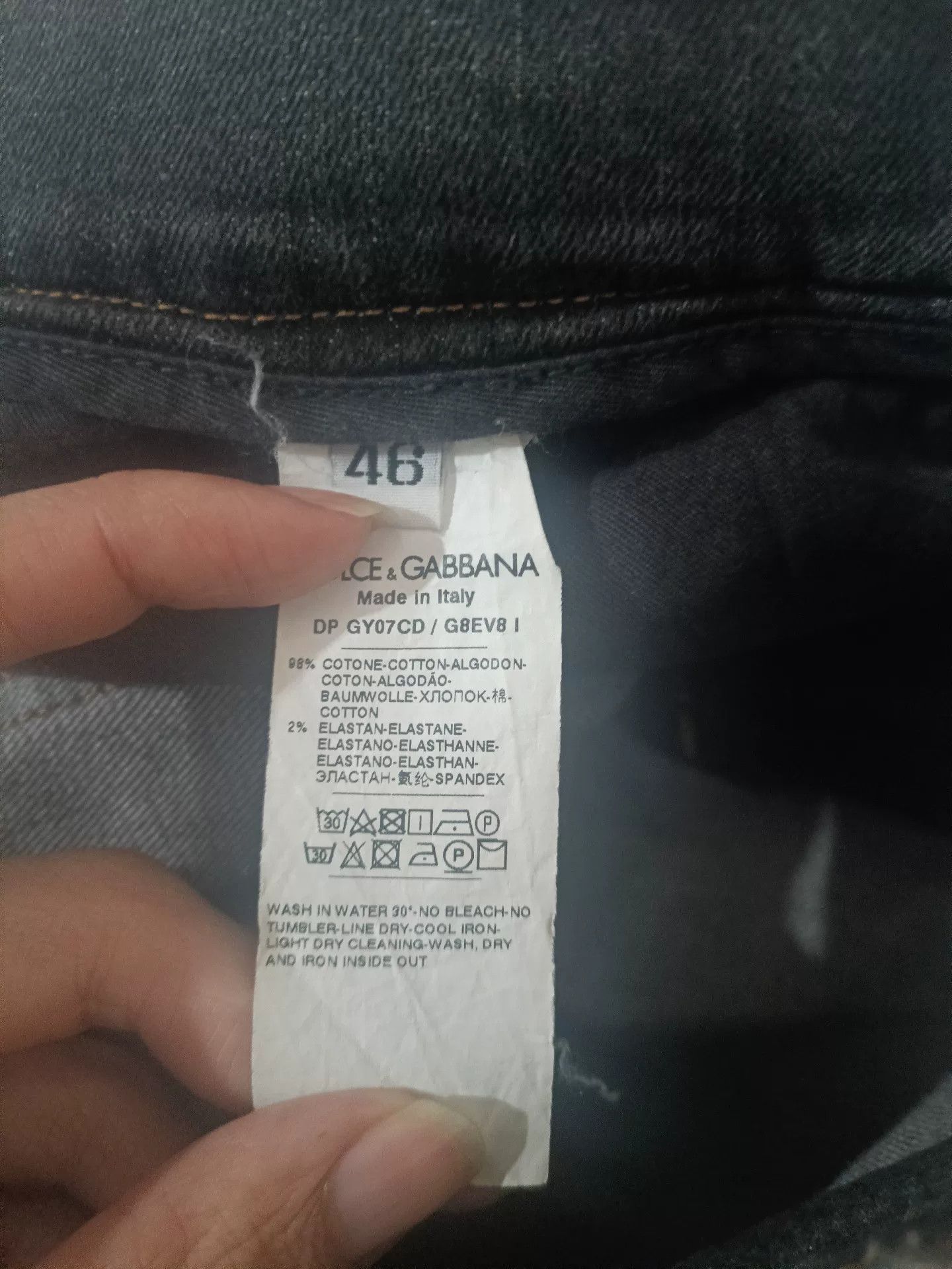 Dolce & Gabbana Dolce & Gabbana DG Runway Jeans 46 Size US 30 / EU 46 - 8 Thumbnail