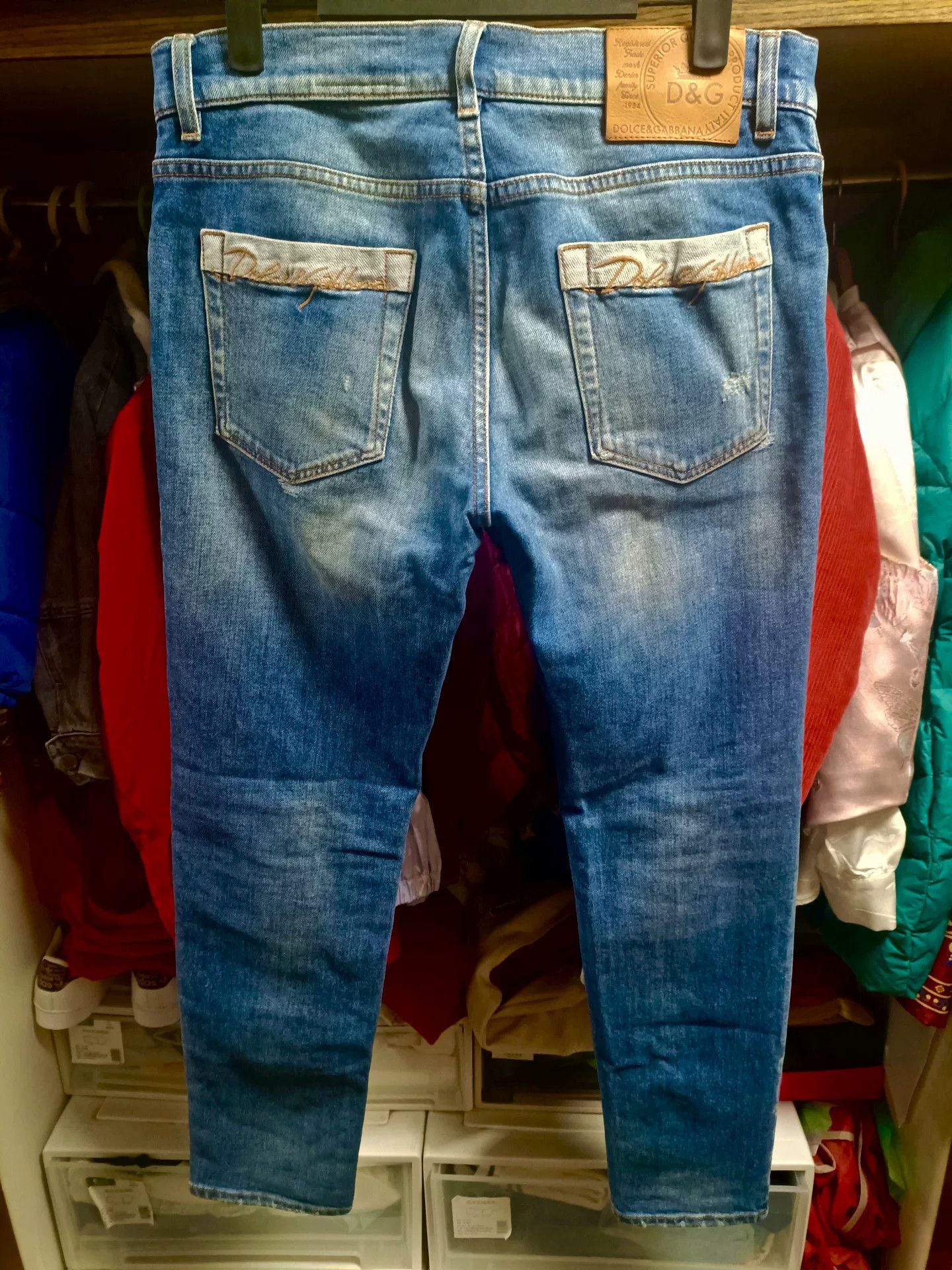 Dolce & Gabbana Dolce & Gabbana DG Crown Jeans Size US 32 / EU 48 - 2 Thumbnail