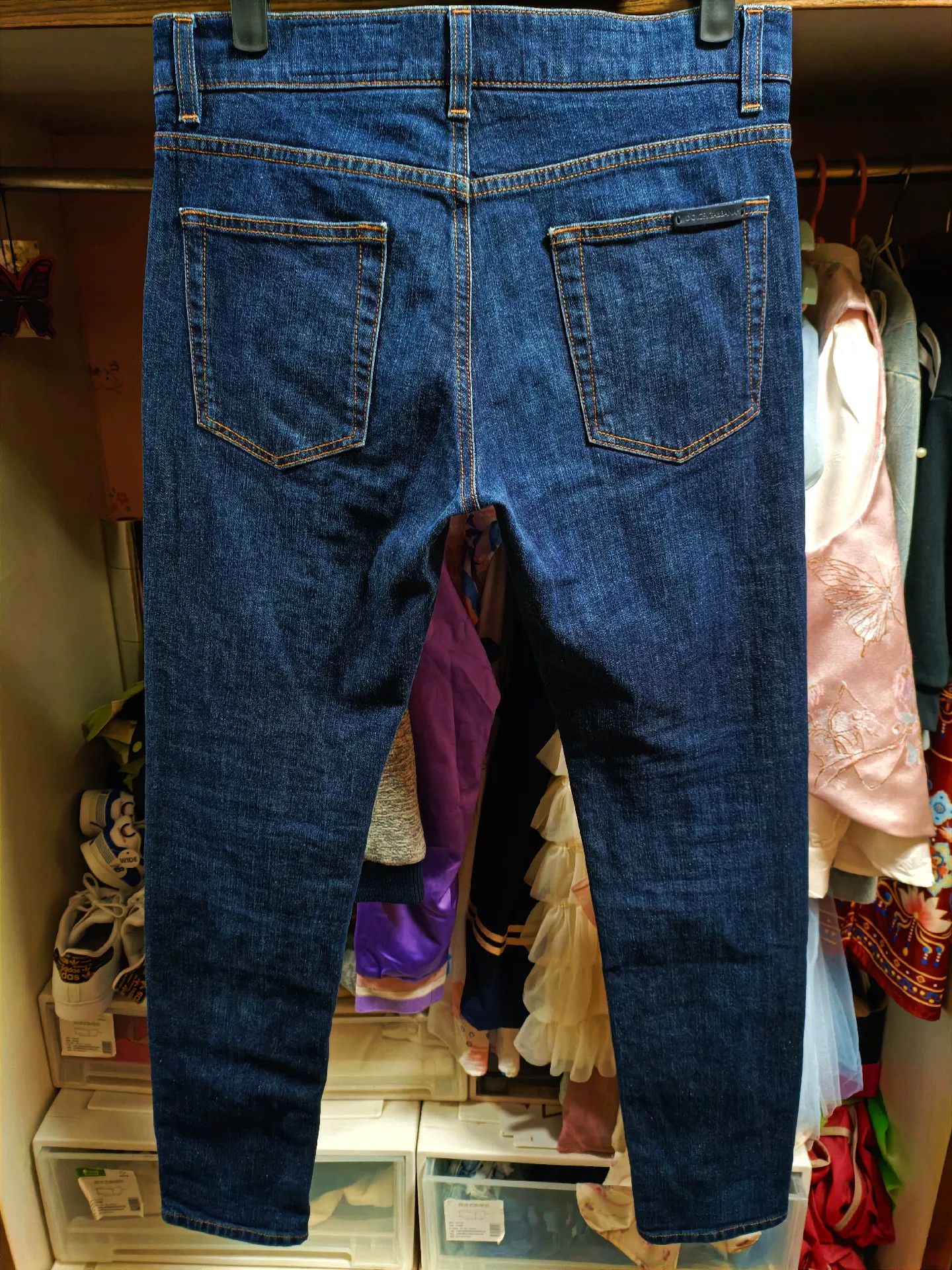 Dolce & Gabbana Dolce & Gabbana Crown Bee Jeans Size US 30 / EU 46 - 2 Thumbnail