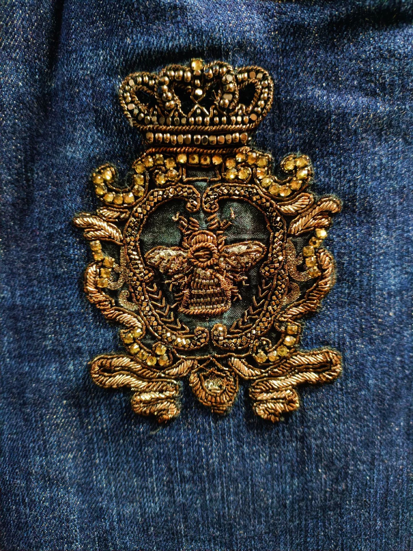 Dolce & Gabbana Dolce & Gabbana Crown Bee Jeans Size US 30 / EU 46 - 3 Thumbnail