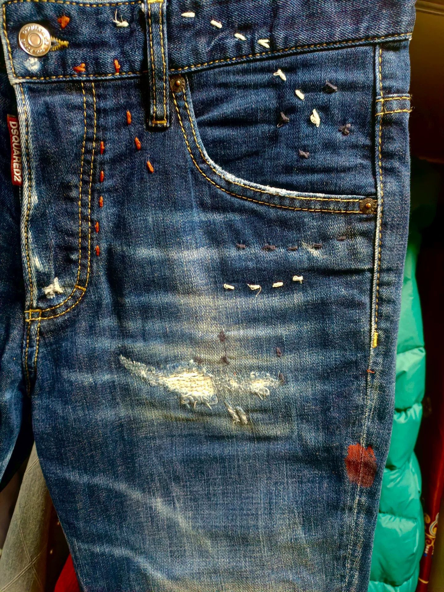 Dsquared2 Dsquared2 Colorful Stitch Jeans Size US 30 / EU 46 - 5 Thumbnail