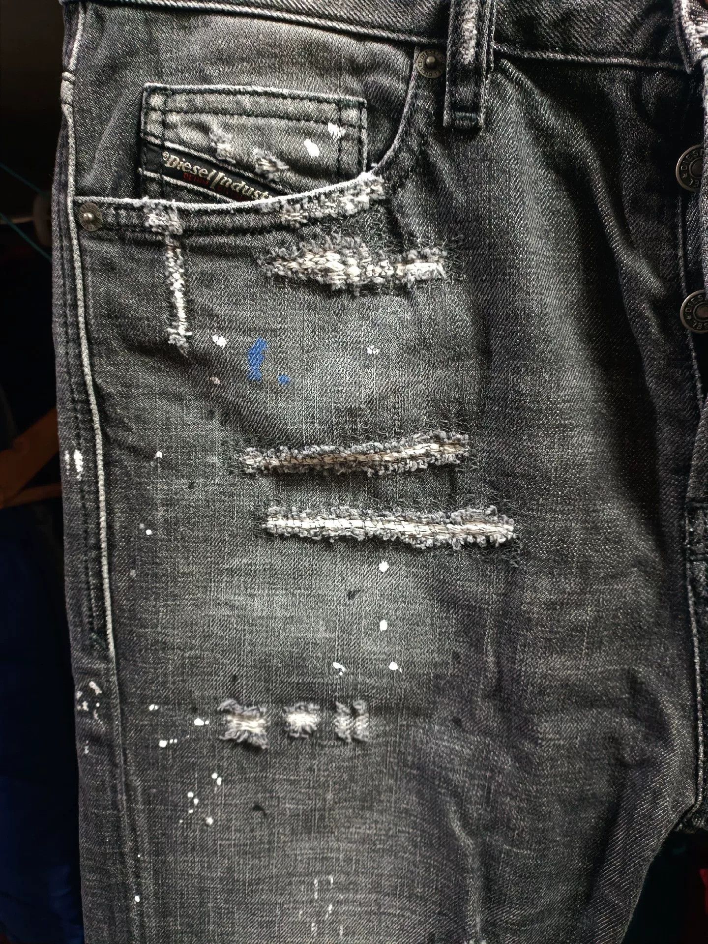 Diesel Diesel D-vider 083AB Jeans Size US 29 - 3 Thumbnail