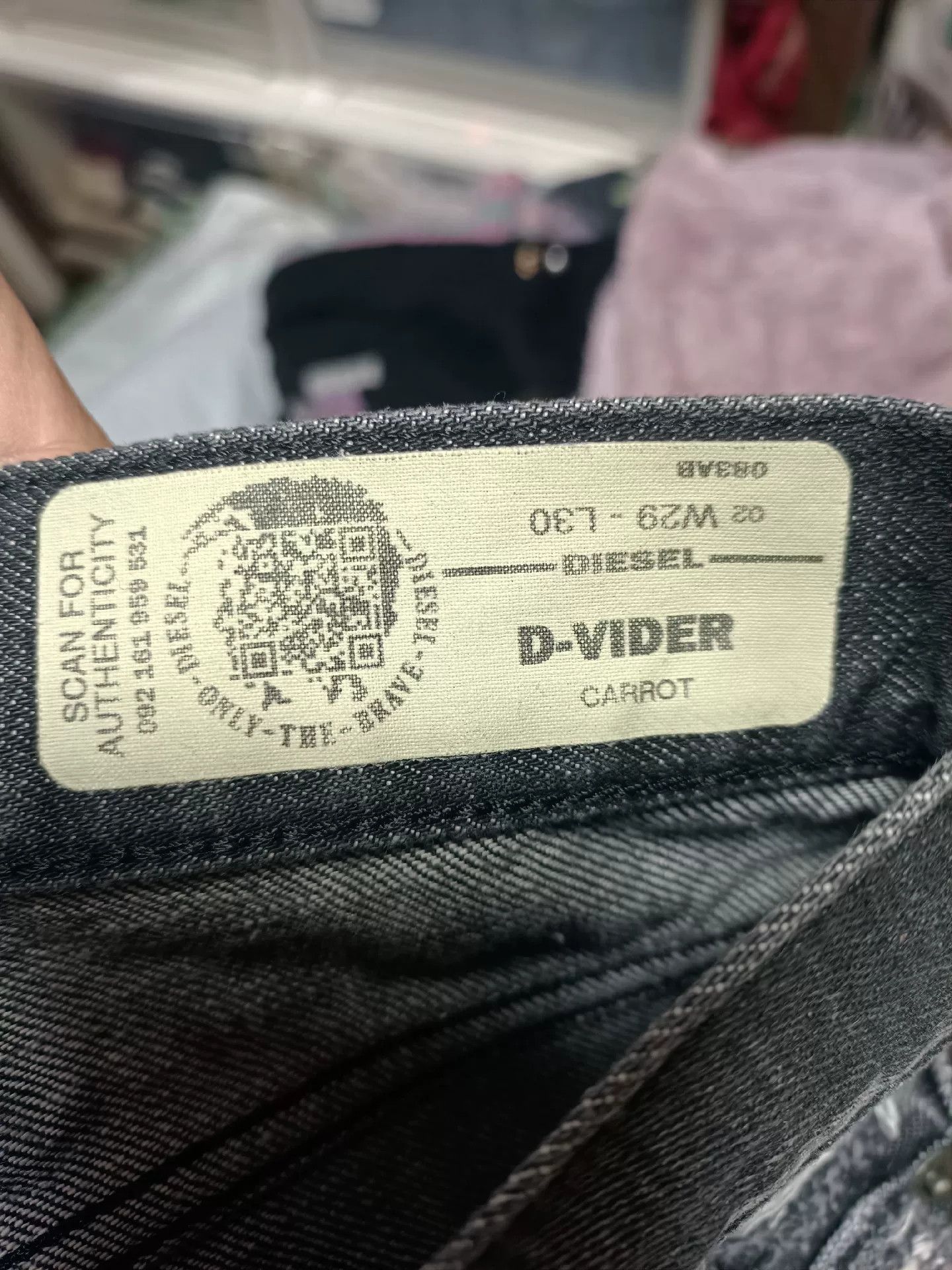 Diesel Diesel D-vider 083AB Jeans Size US 29 - 8 Thumbnail