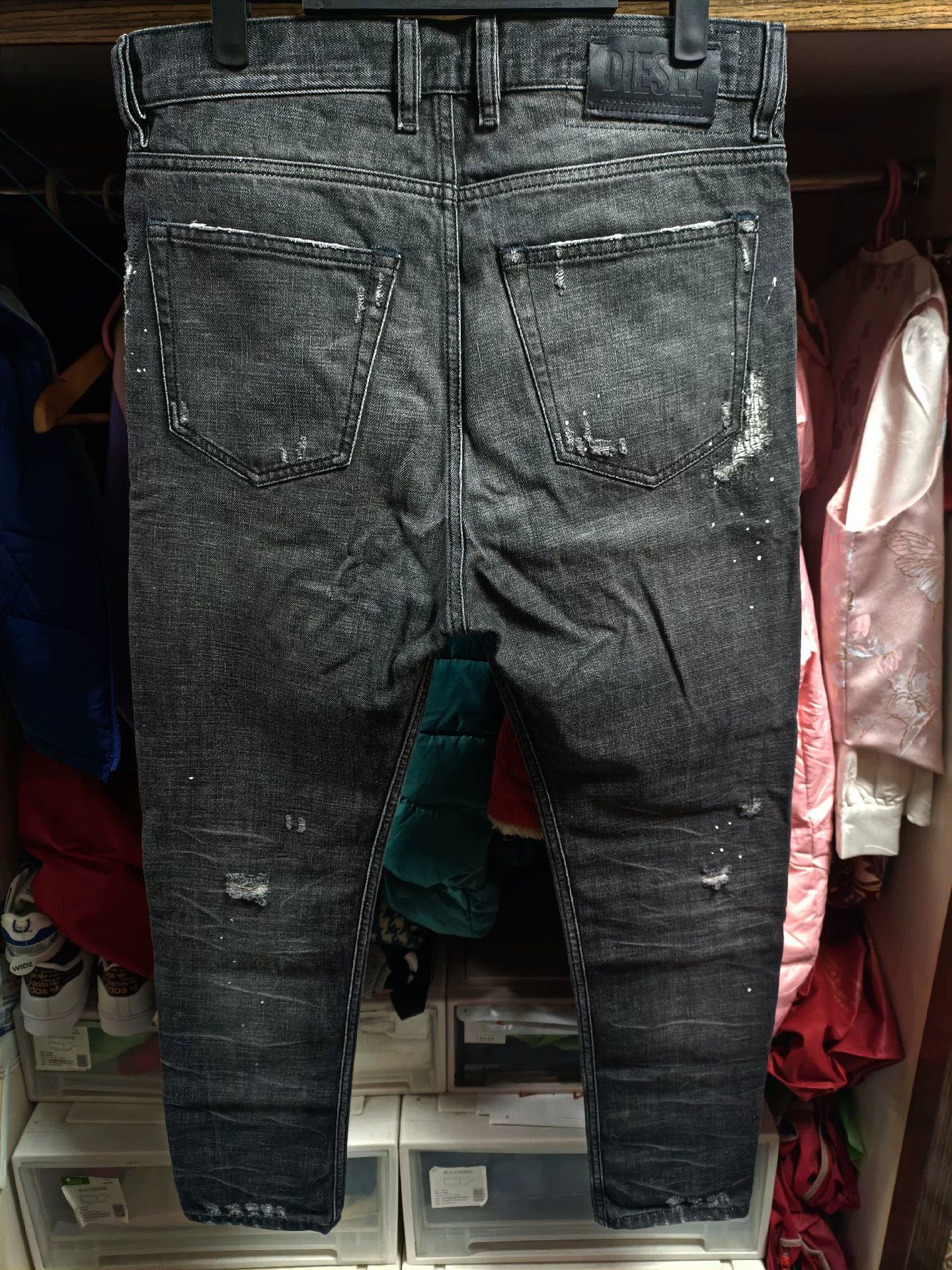 Diesel Diesel D-vider 083AB Jeans Size US 29 - 2 Thumbnail