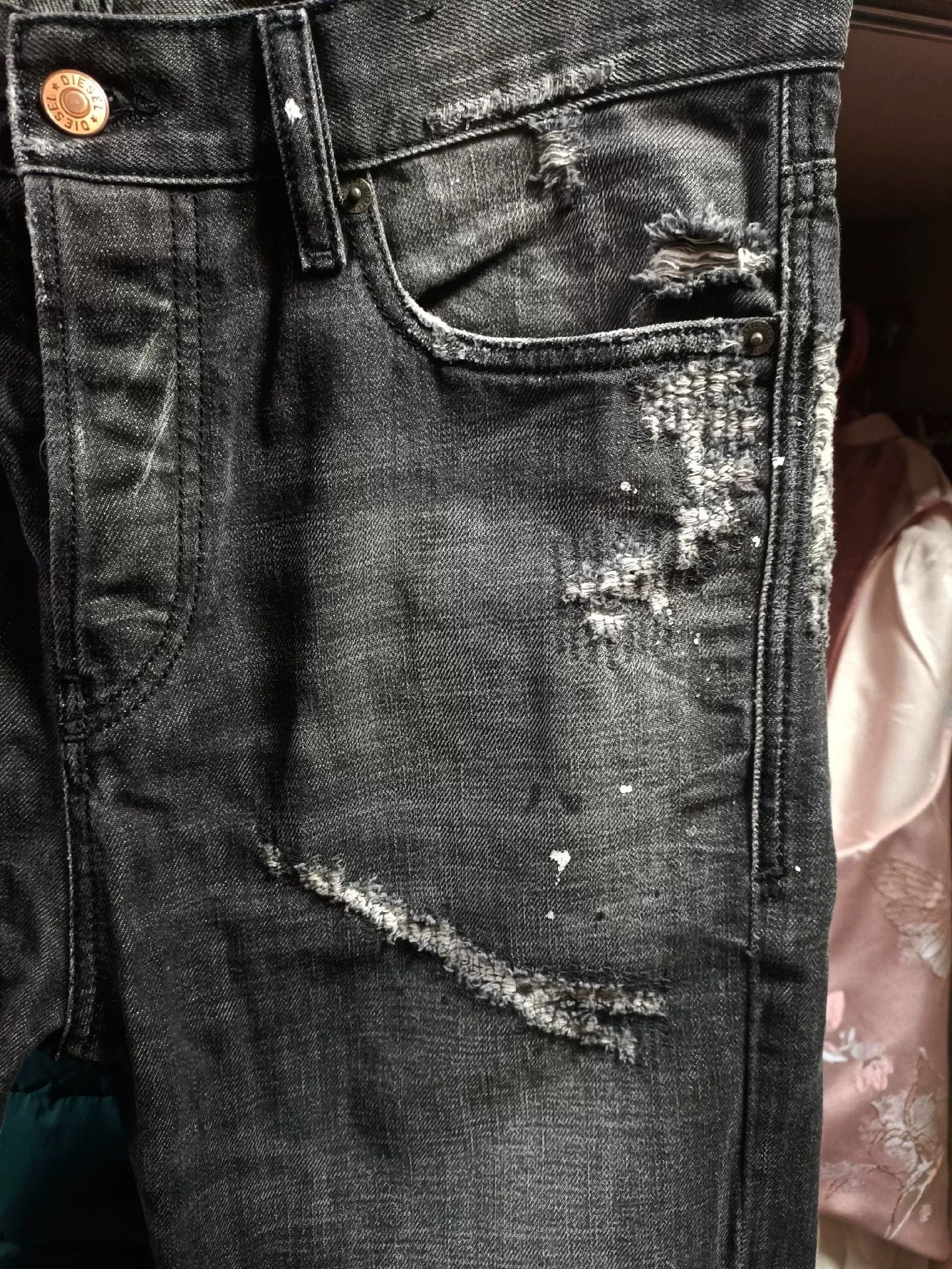Diesel Diesel D-vider 083AB Jeans Size US 29 - 5 Thumbnail