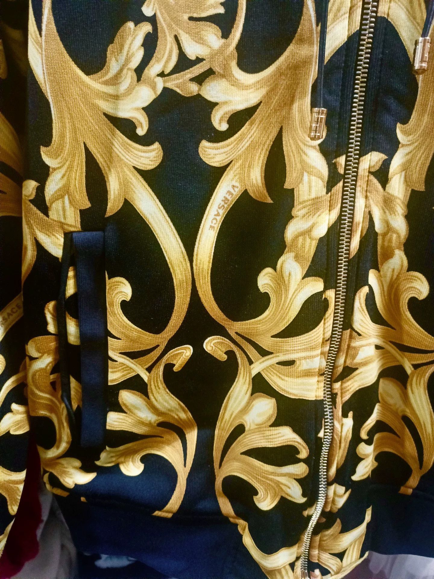 Versace Versace Baroque Black Gold Jacket Size US S / EU 44-46 / 1 - 5 Thumbnail
