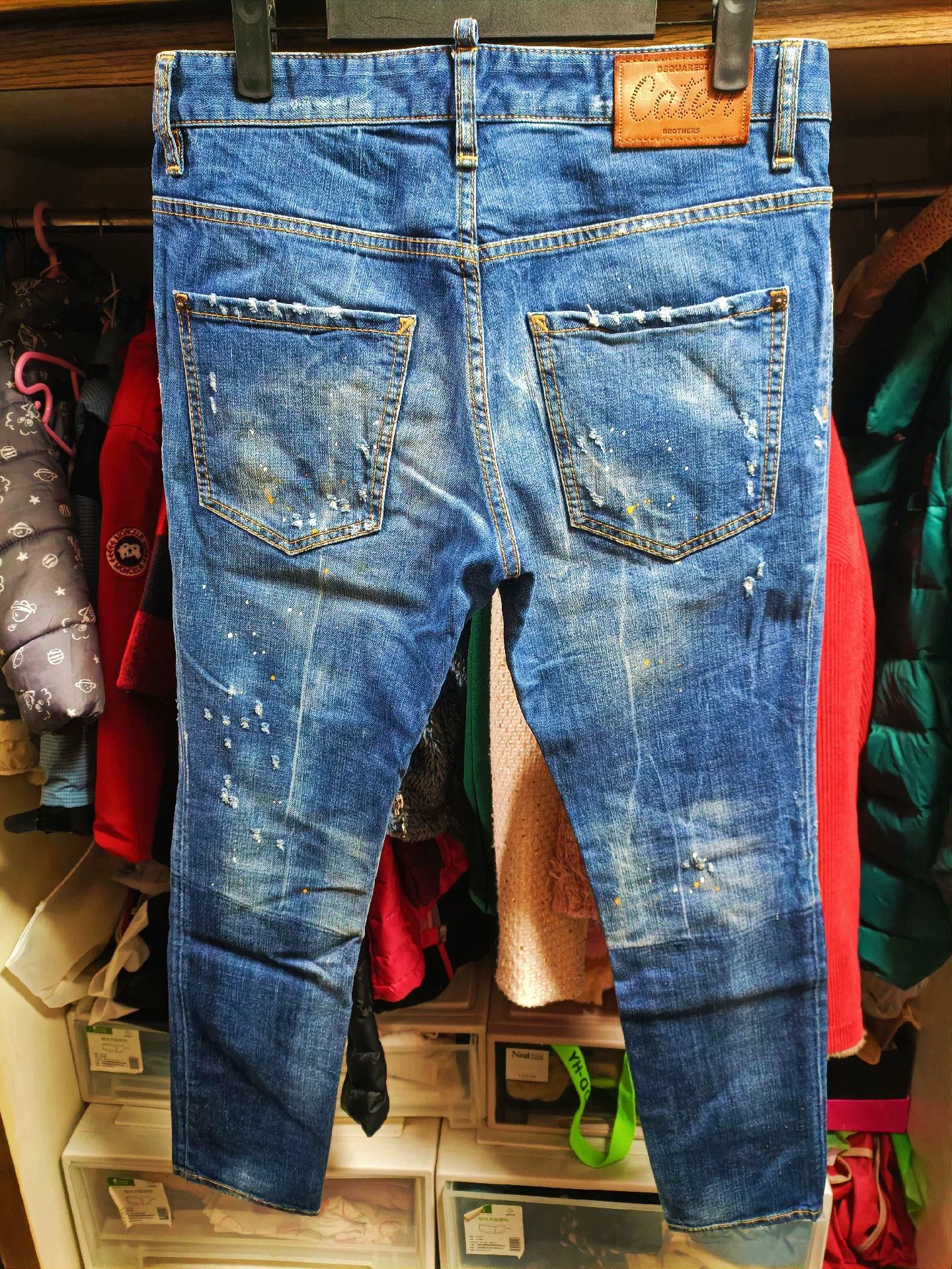 Dsquared2 Dsquared2 Skater Jean with Outer Zip Ring Size US 30 / EU 46 - 2 Thumbnail