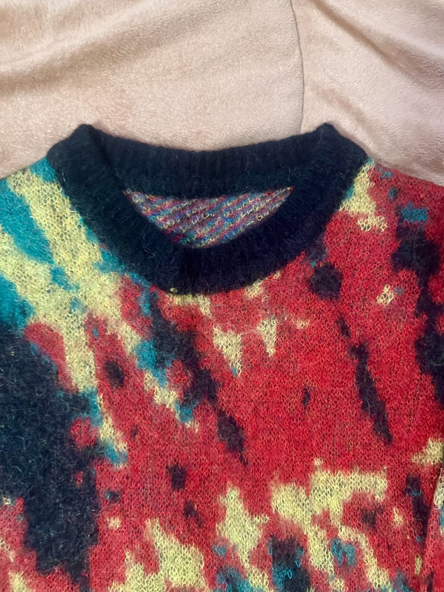 Dsquared2 Dsquared2 Mohair Abstract Print Sweater Size US M / EU 48-50 / 2 - 3 Thumbnail