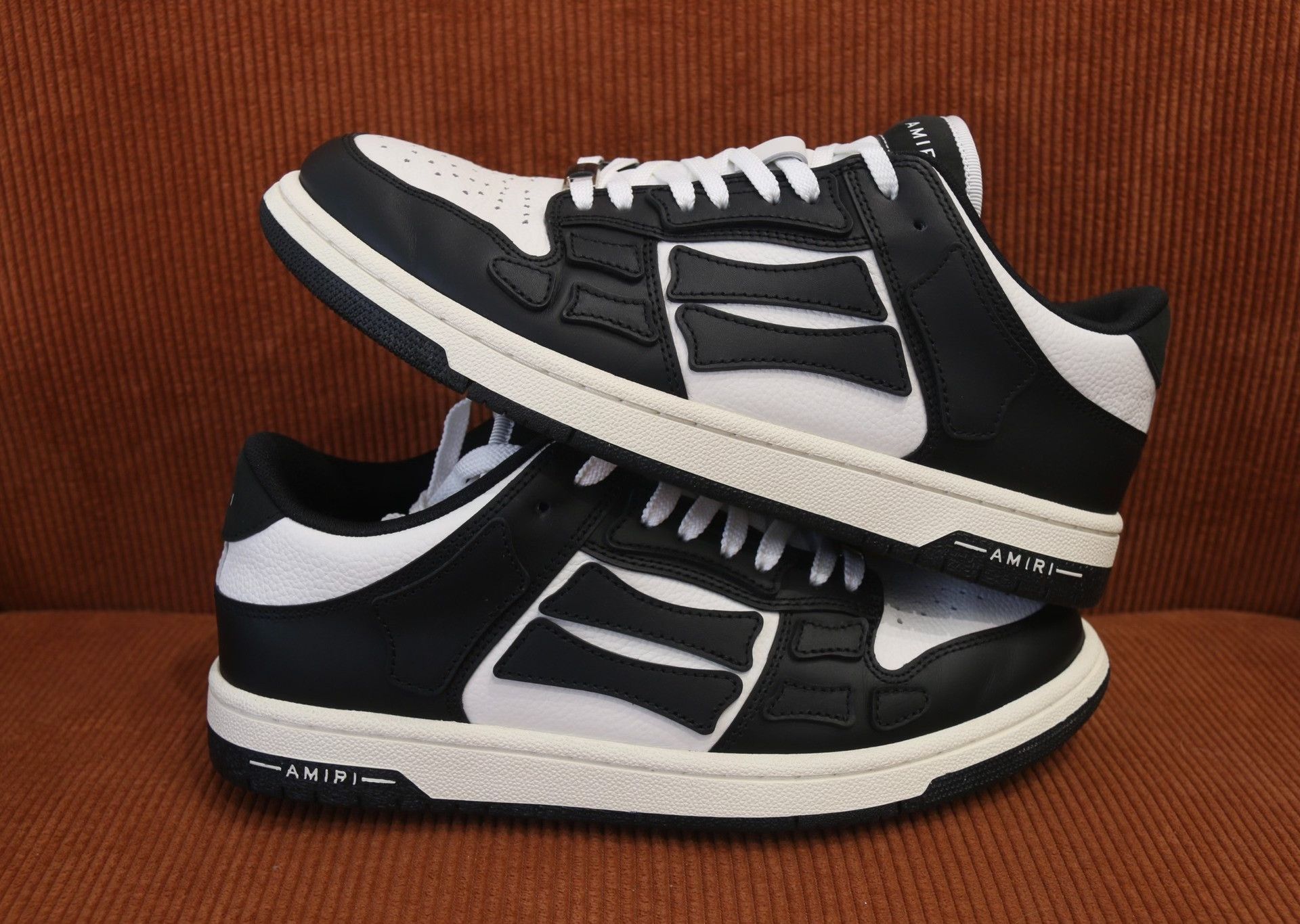 Amiri AMIRI Skel-Top Low Men's Shoes Size US 7 / EU 40 - 3 Thumbnail