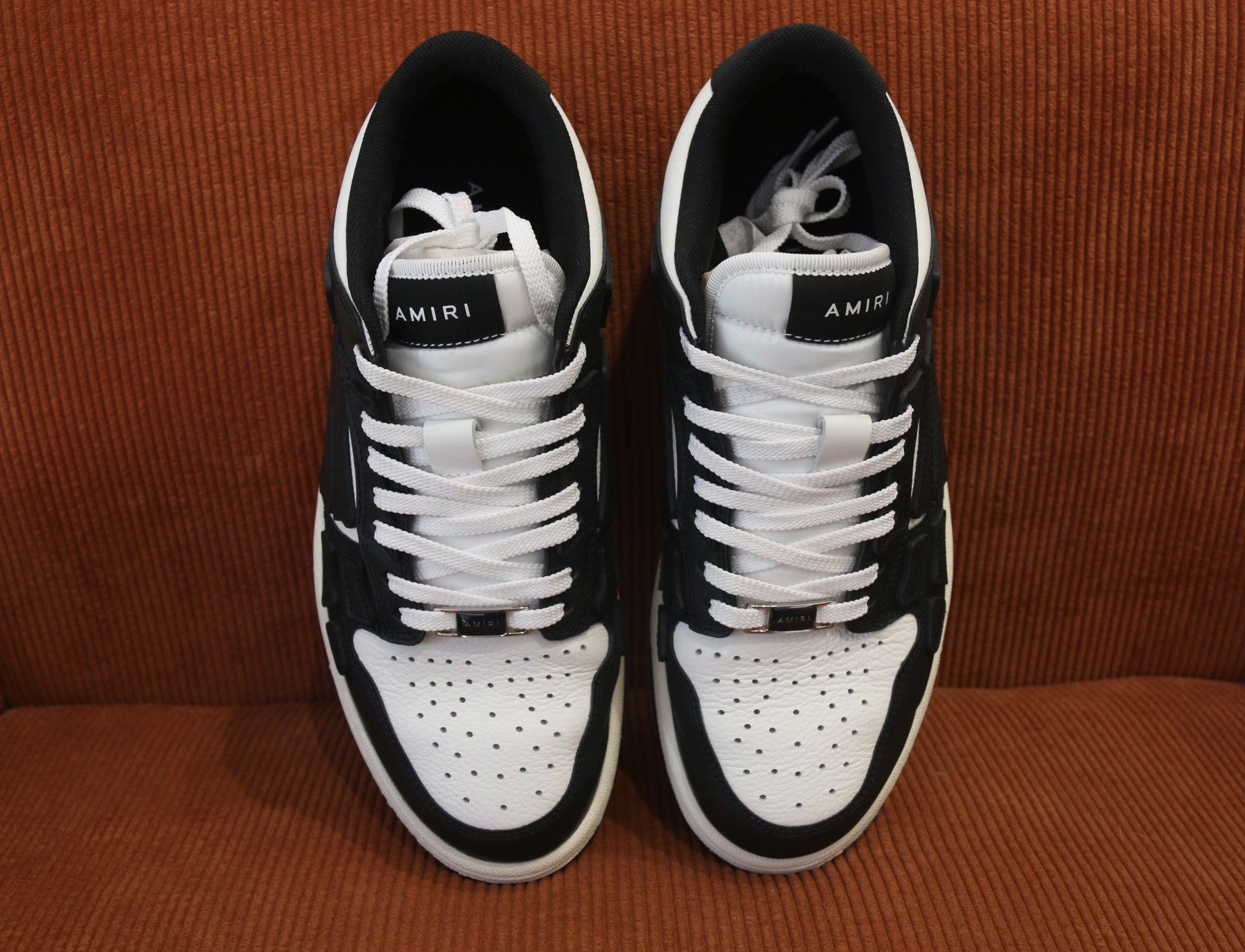 Amiri AMIRI Skel-Top Low Men's Shoes Size US 7 / EU 40 - 4 Thumbnail