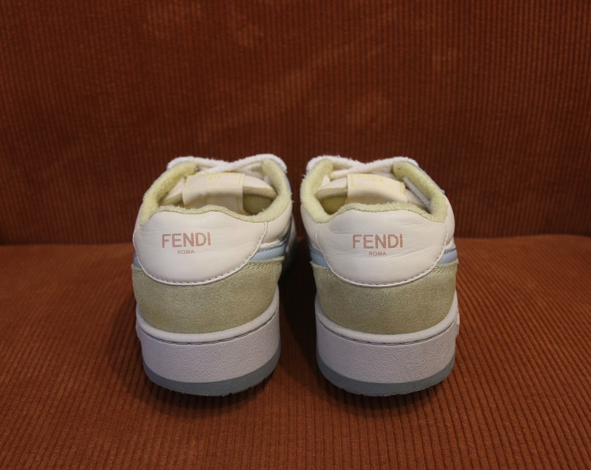 Fendi Fendi Match Suede Low-Top Sneakers Size US 6 / IT 36 - 5 Thumbnail