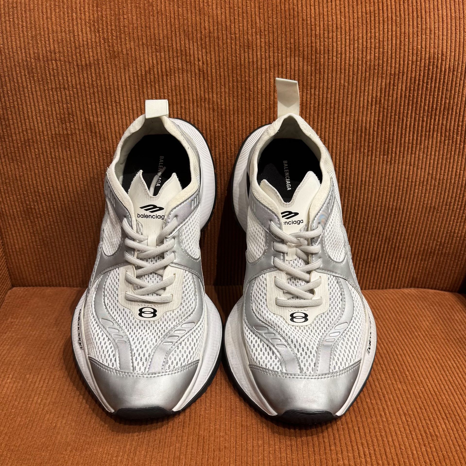 Balenciaga Balenciaga Circuit Men's White Running Shoes Size US 9 / EU 42 - 4 Thumbnail