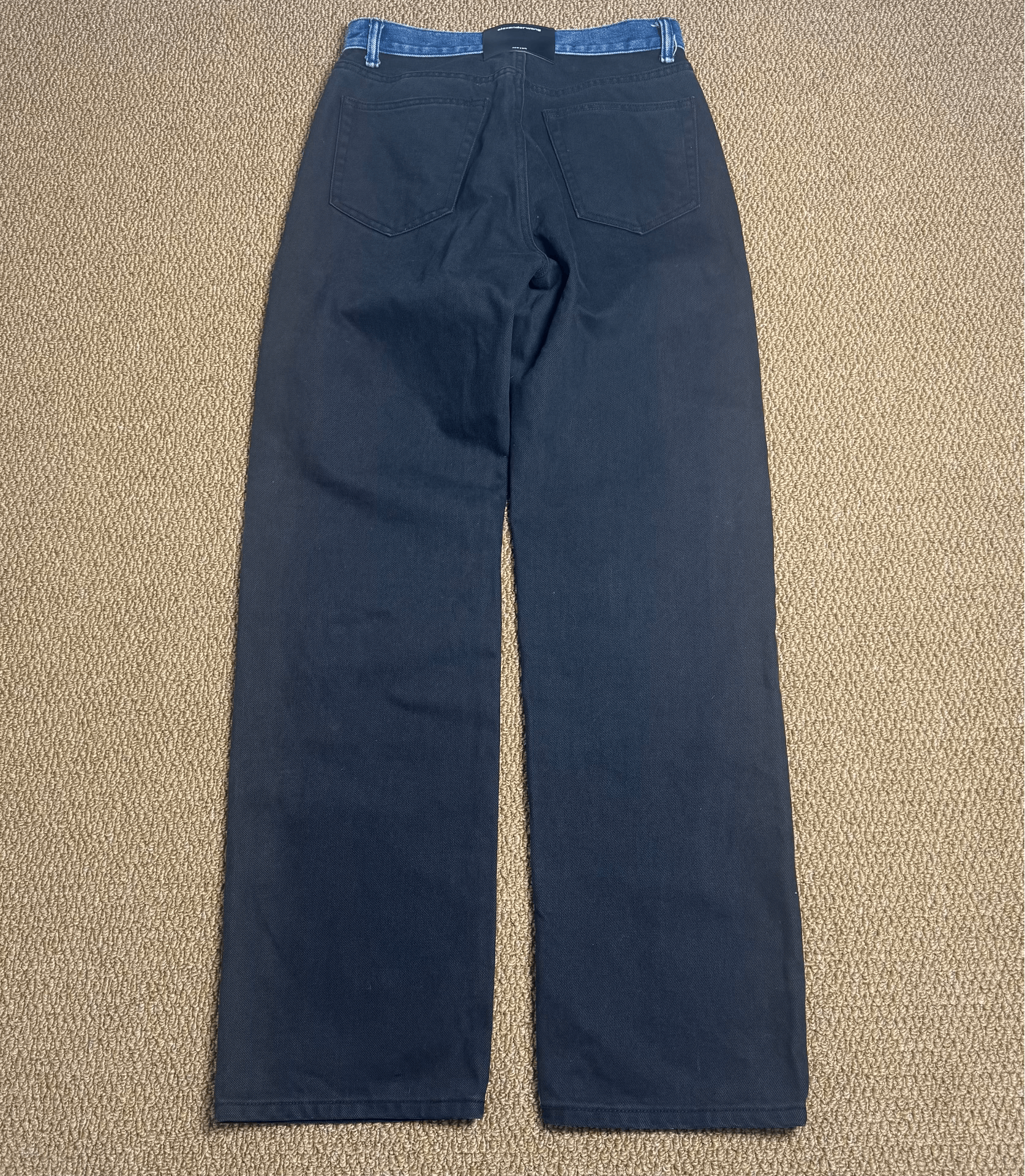 Alexander Wang Alexander Wang Black Denim Pants Size 26" / US 2 / IT 38 - 2 Thumbnail