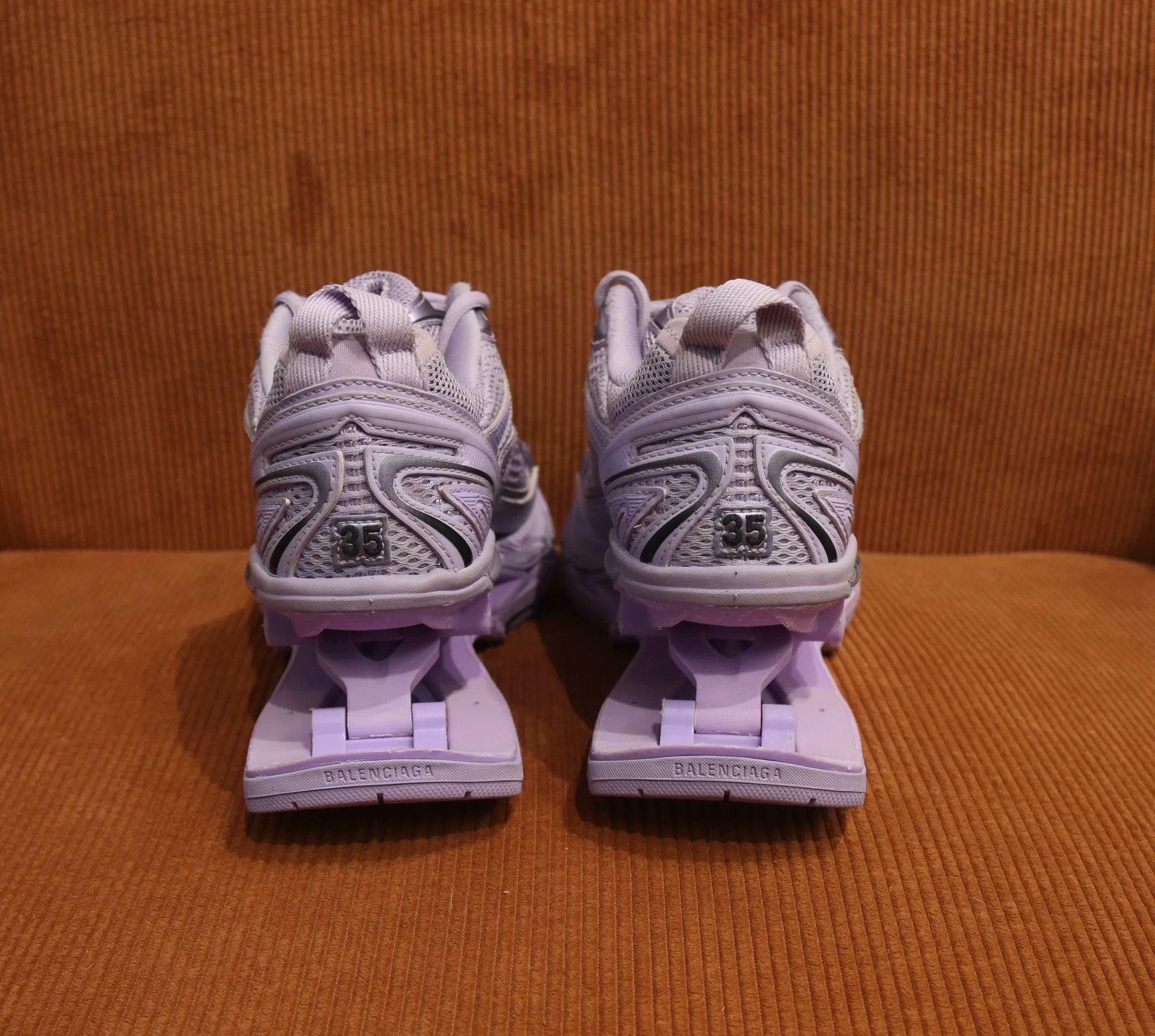 Balenciaga Balenciaga X-pander Purple Sneakers Size US 4 / IT 34 - 5 Thumbnail