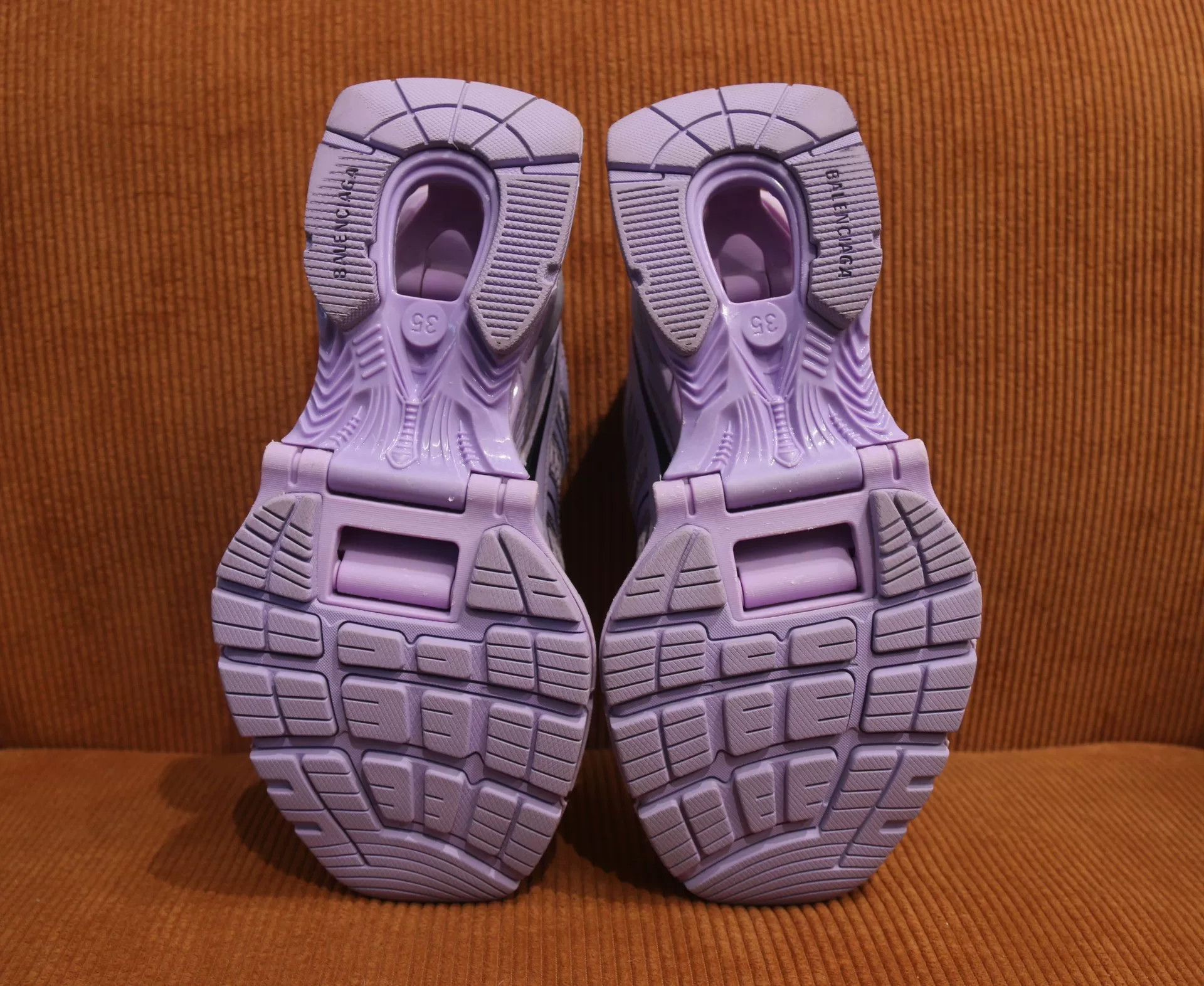 Balenciaga Balenciaga X-pander Purple Sneakers Size US 4 / IT 34 - 6 Thumbnail