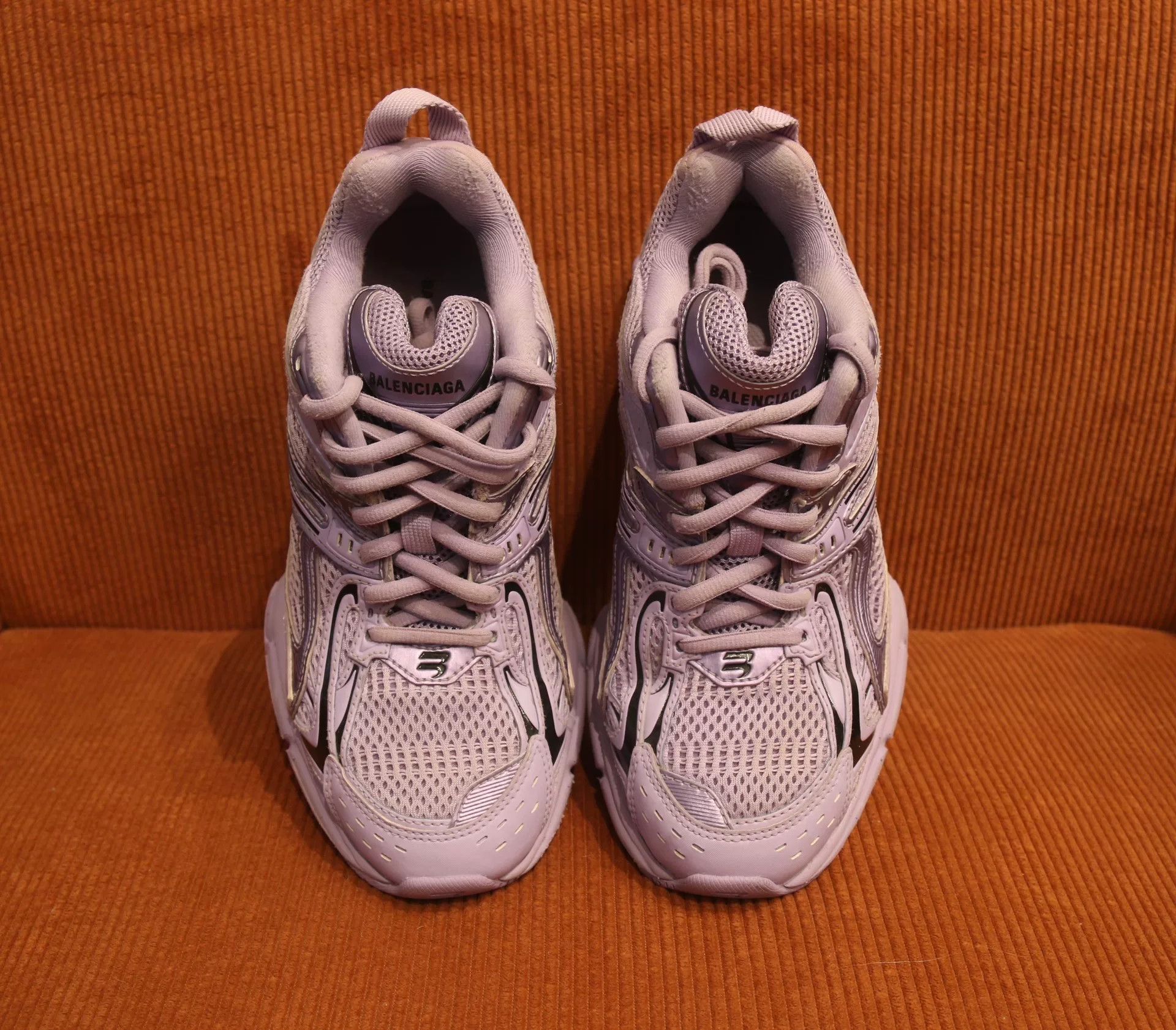 Balenciaga Balenciaga X-pander Purple Sneakers Size US 4 / IT 34 - 2 Thumbnail