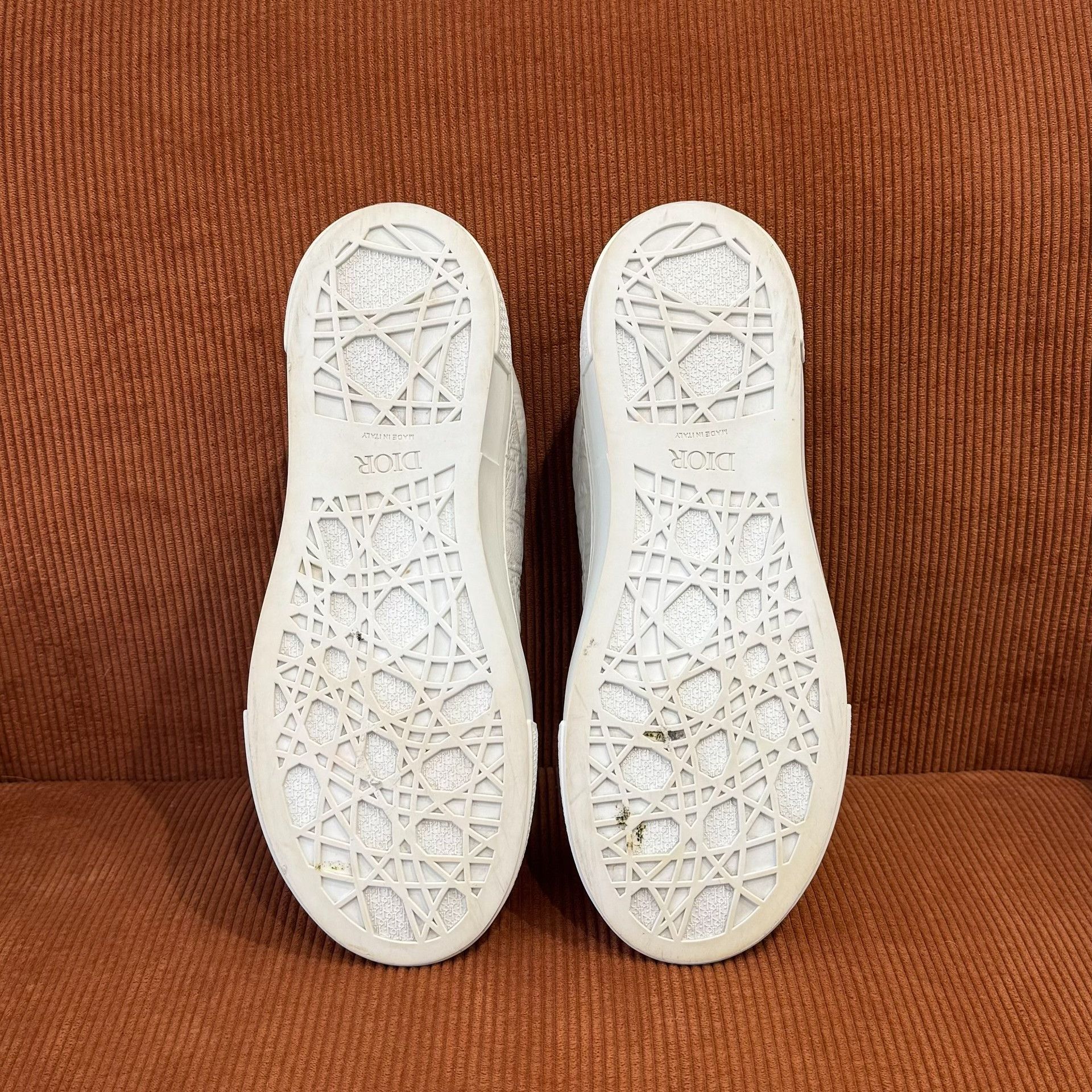Dior Dior B33 Leather Monogram White Sneakers Size US 8 / EU 41 - 6 Thumbnail