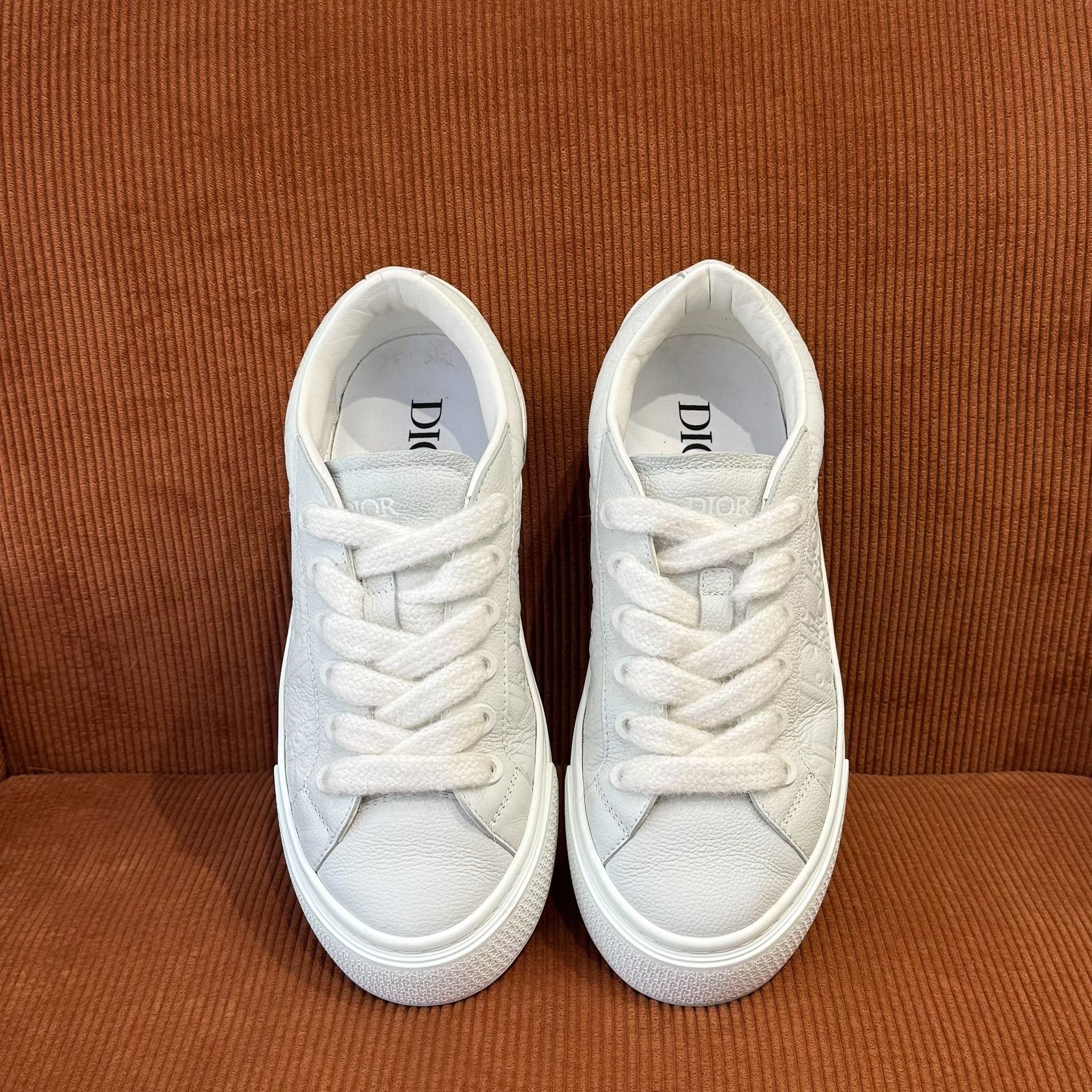 Dior Dior B33 Leather Monogram White Sneakers Size US 8 / EU 41 - 4 Thumbnail