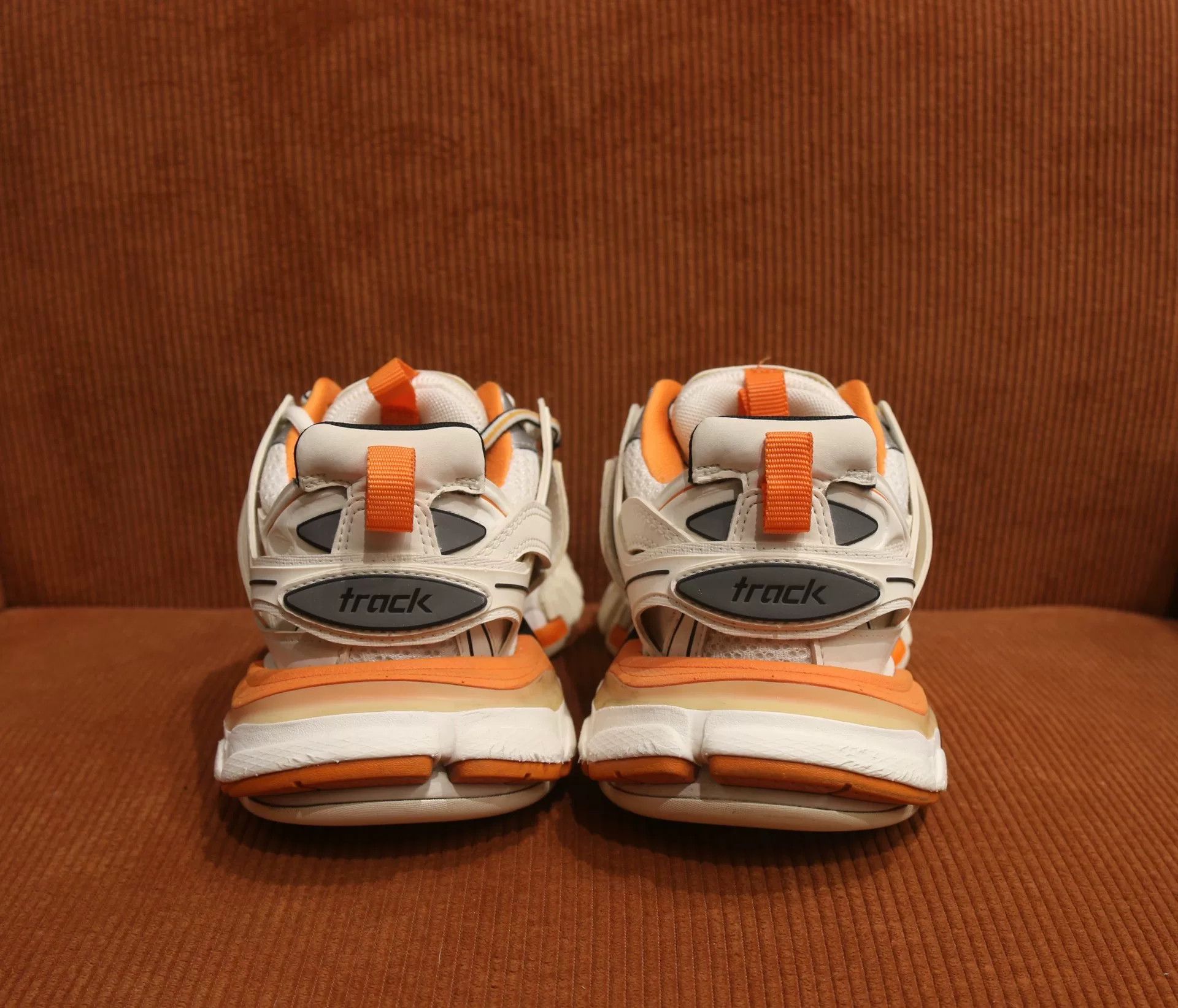 Balenciaga Balenciaga Track White Orange Sneakers Size US 4 / IT 34 - 5 Thumbnail