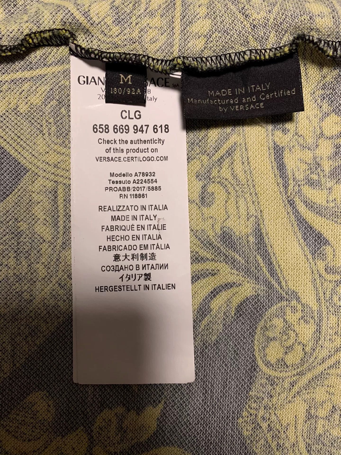 Versace Versace Men's Polo Shirt with Logo Embroidery Size US M / EU 48-50 / 2 - 5 Thumbnail