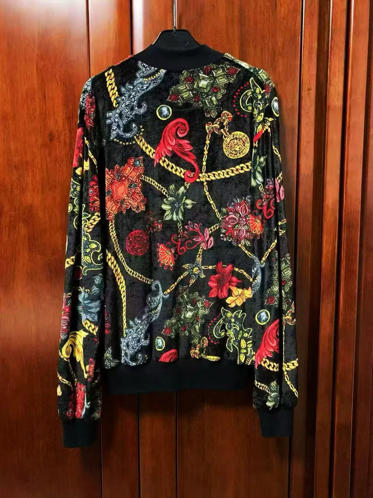 Versace Versace Men's Velvet Jacket Size US M / EU 48-50 / 2 - 2 Thumbnail