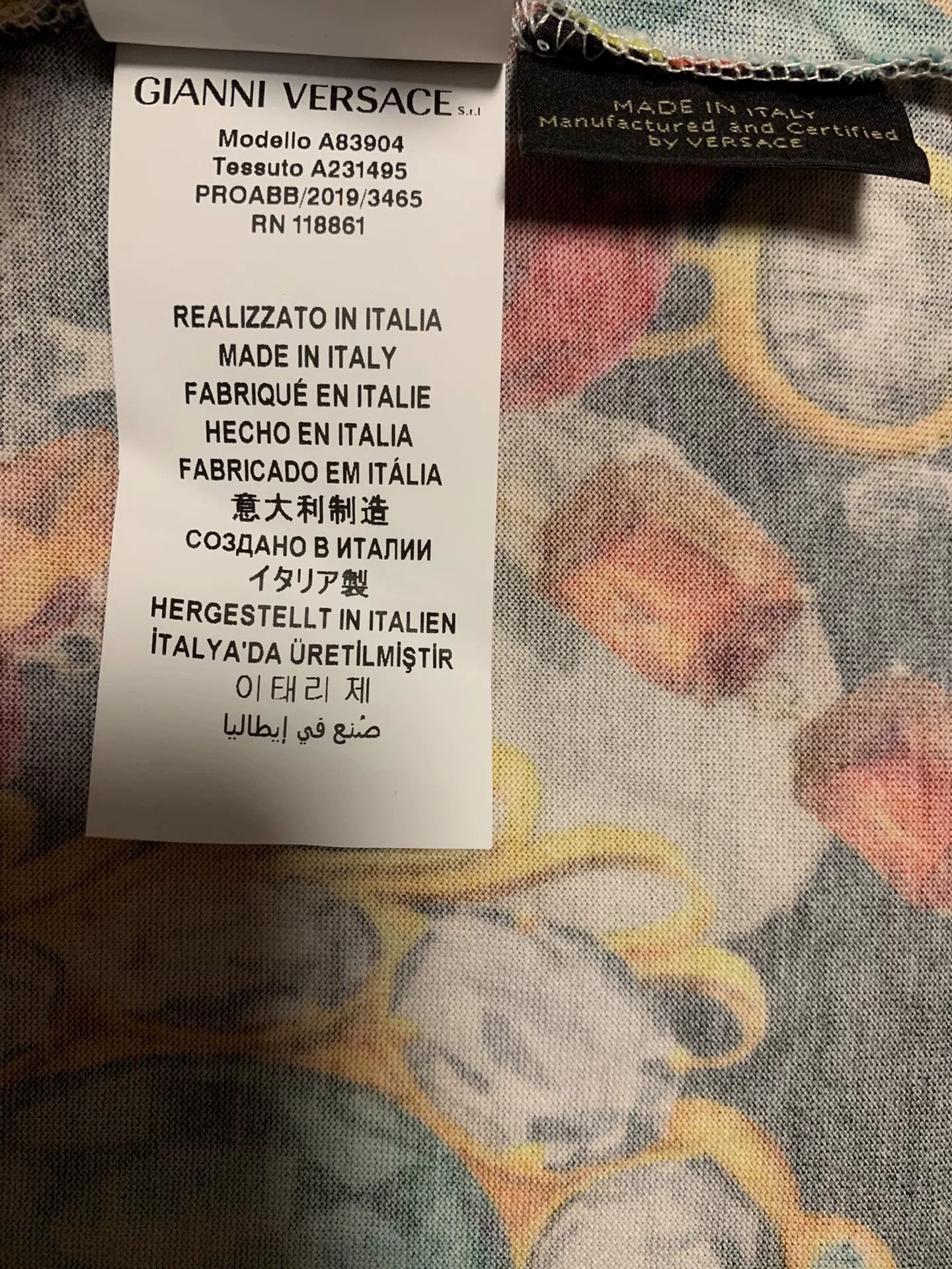 Versace Versace Men's Short-Sleeve T-Shirt Size US M / EU 48-50 / 2 - 6 Thumbnail
