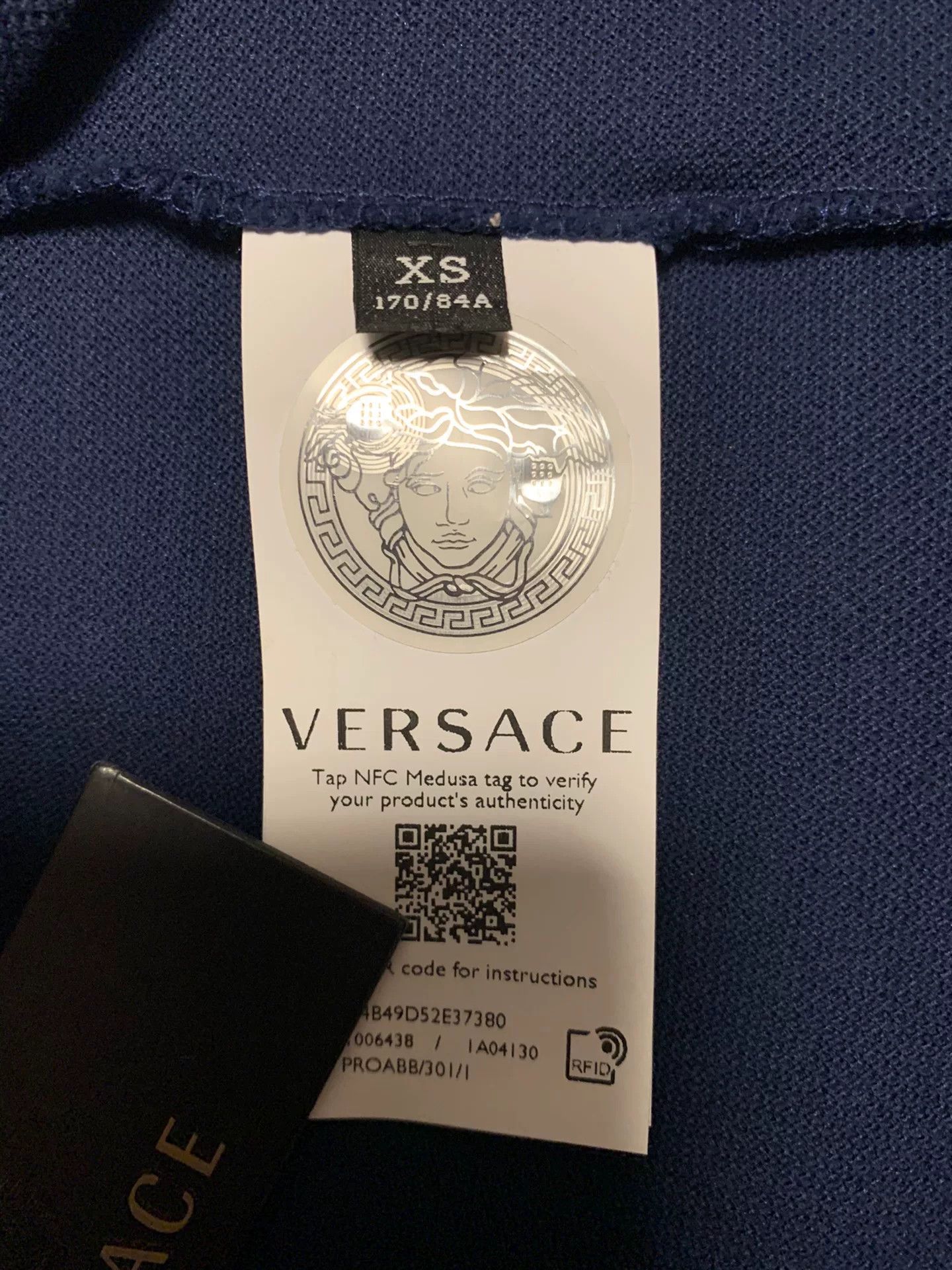 Versace Versace Embroidered Logo Polo Shirt Size US XS / EU 42 / 0 - 5 Thumbnail