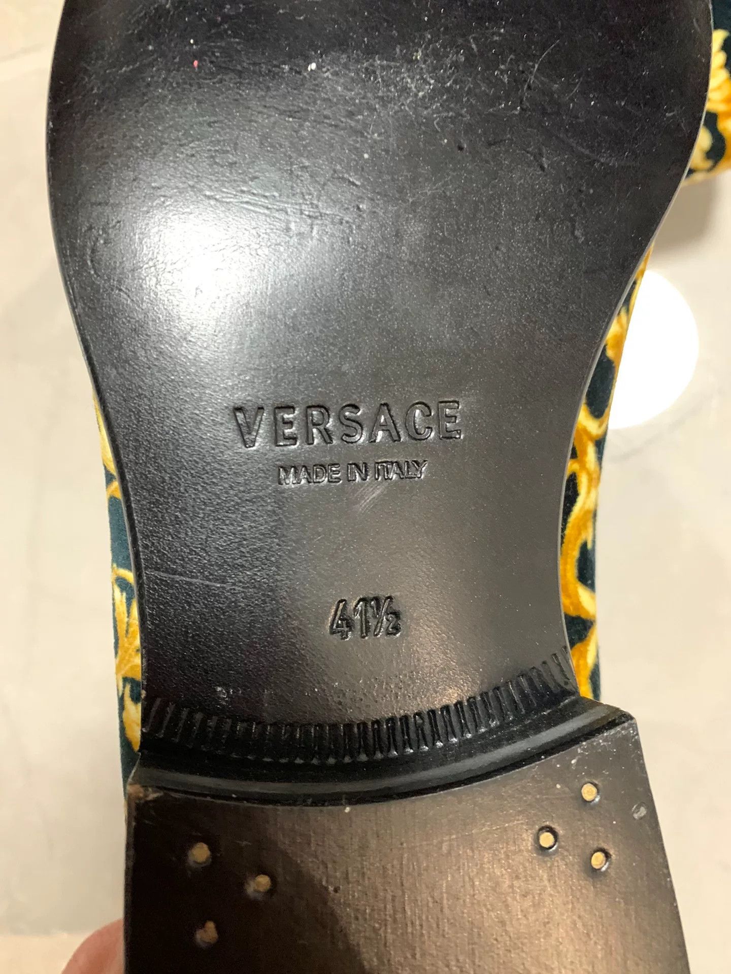 Versace Versace Velvet Loafers Size US 8.5 / EU 41-42 - 7 Thumbnail