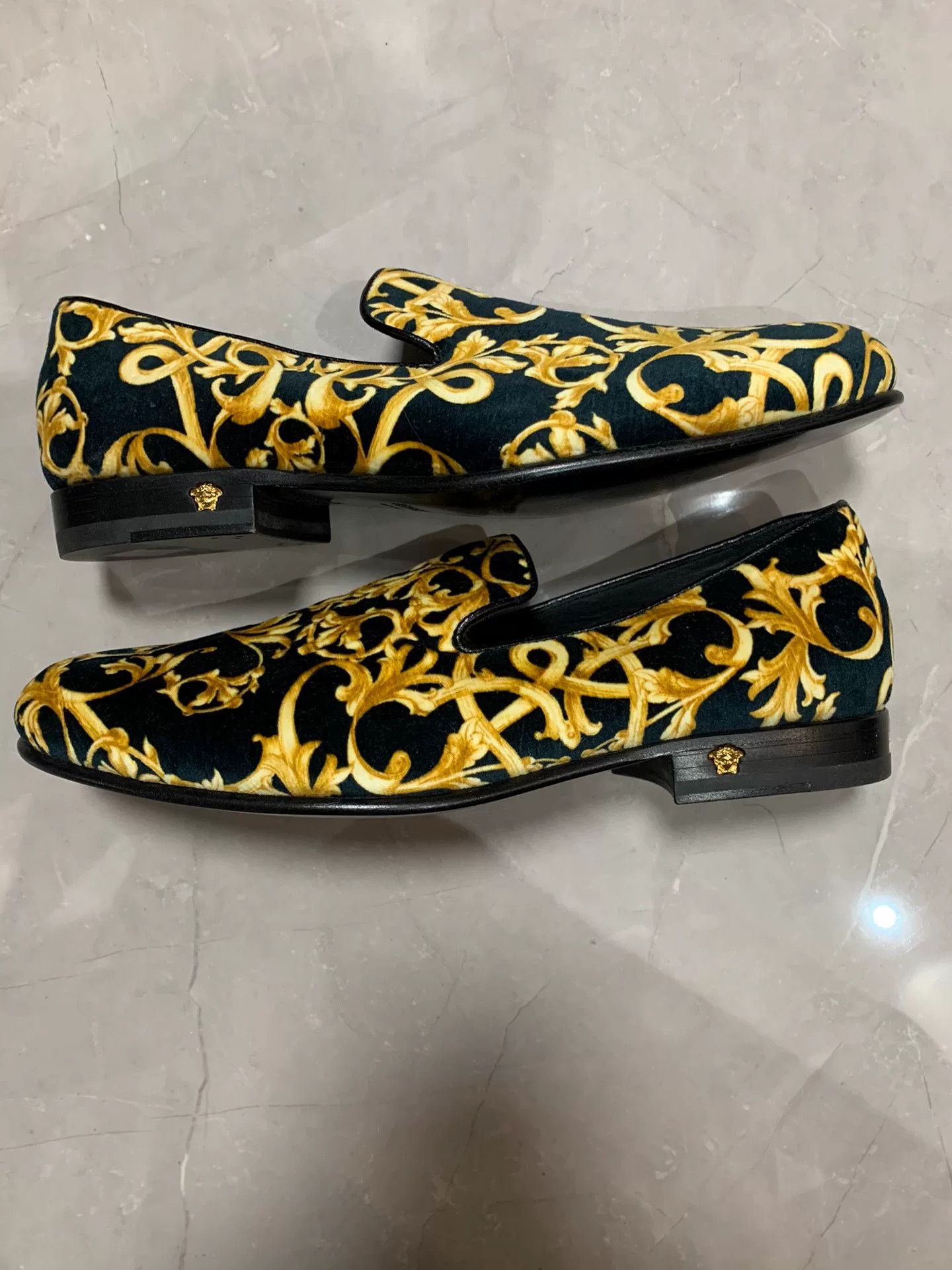 Versace Versace Velvet Loafers Size US 8.5 / EU 41-42 - 4 Thumbnail